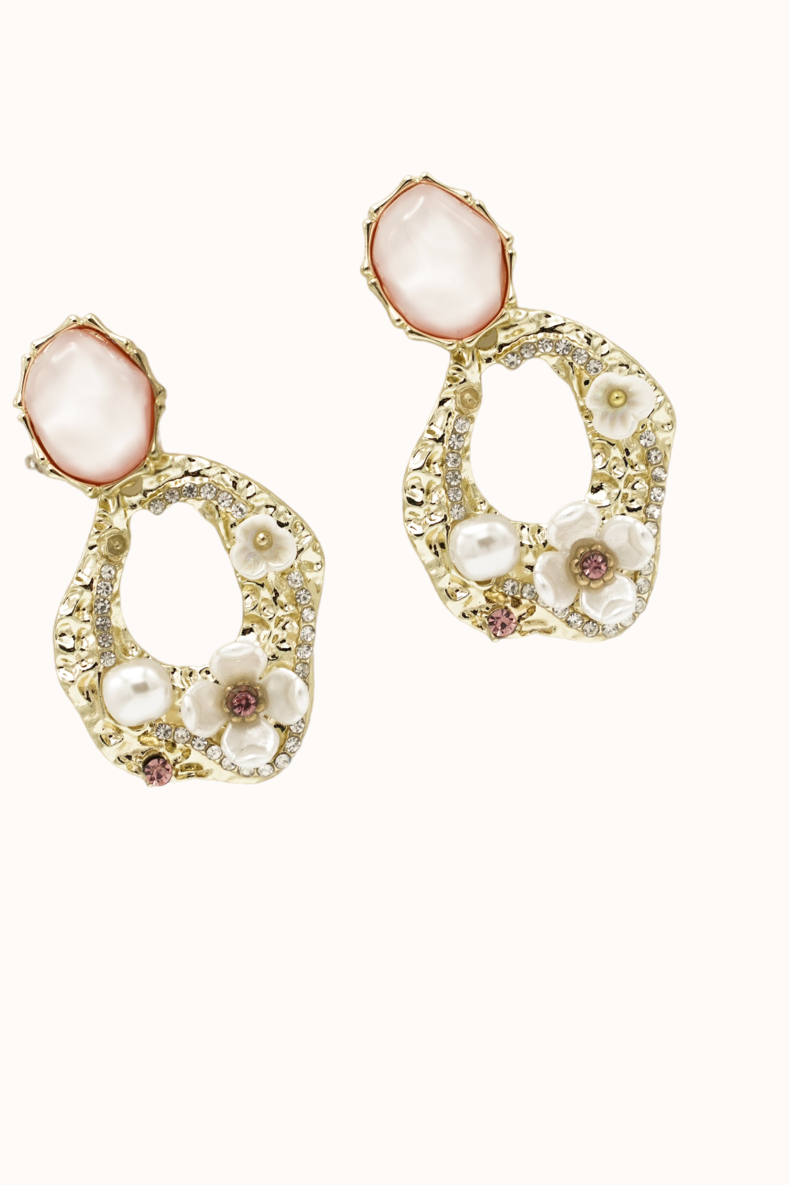 Agatha Earrings - Pink