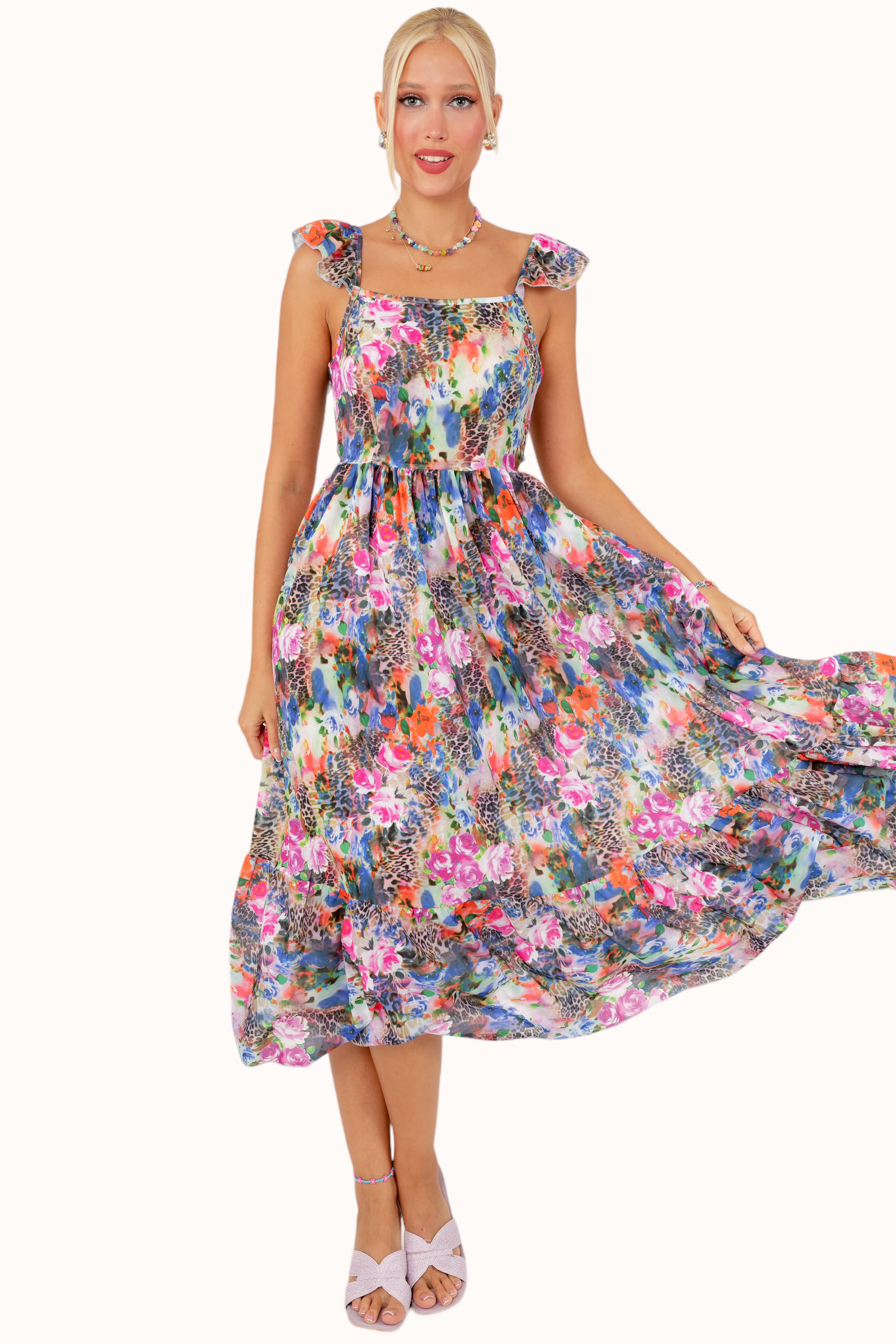 Berta flower Dress