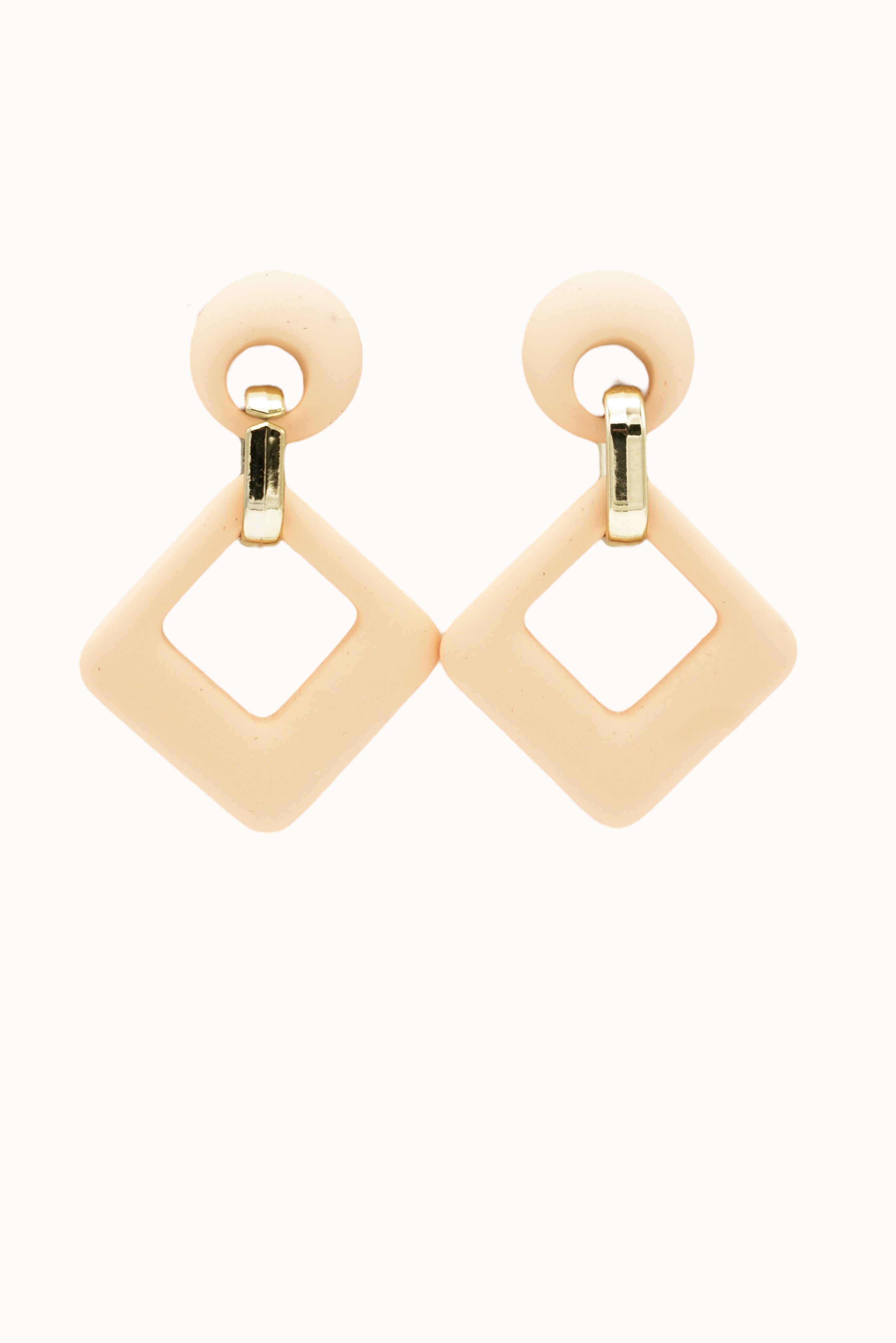 Josephine Earrings - Peach