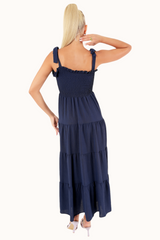 Lora Dress - Navy Blue