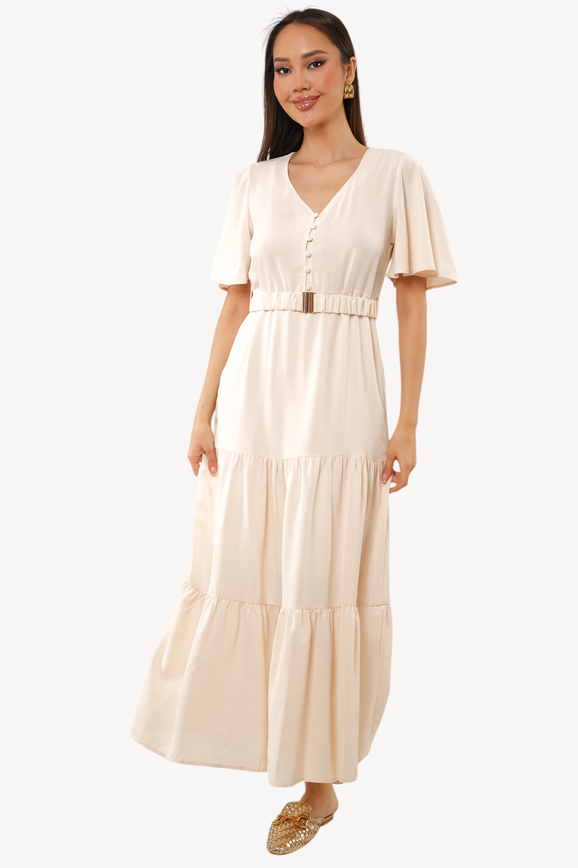 Eugenie Dress - Creme