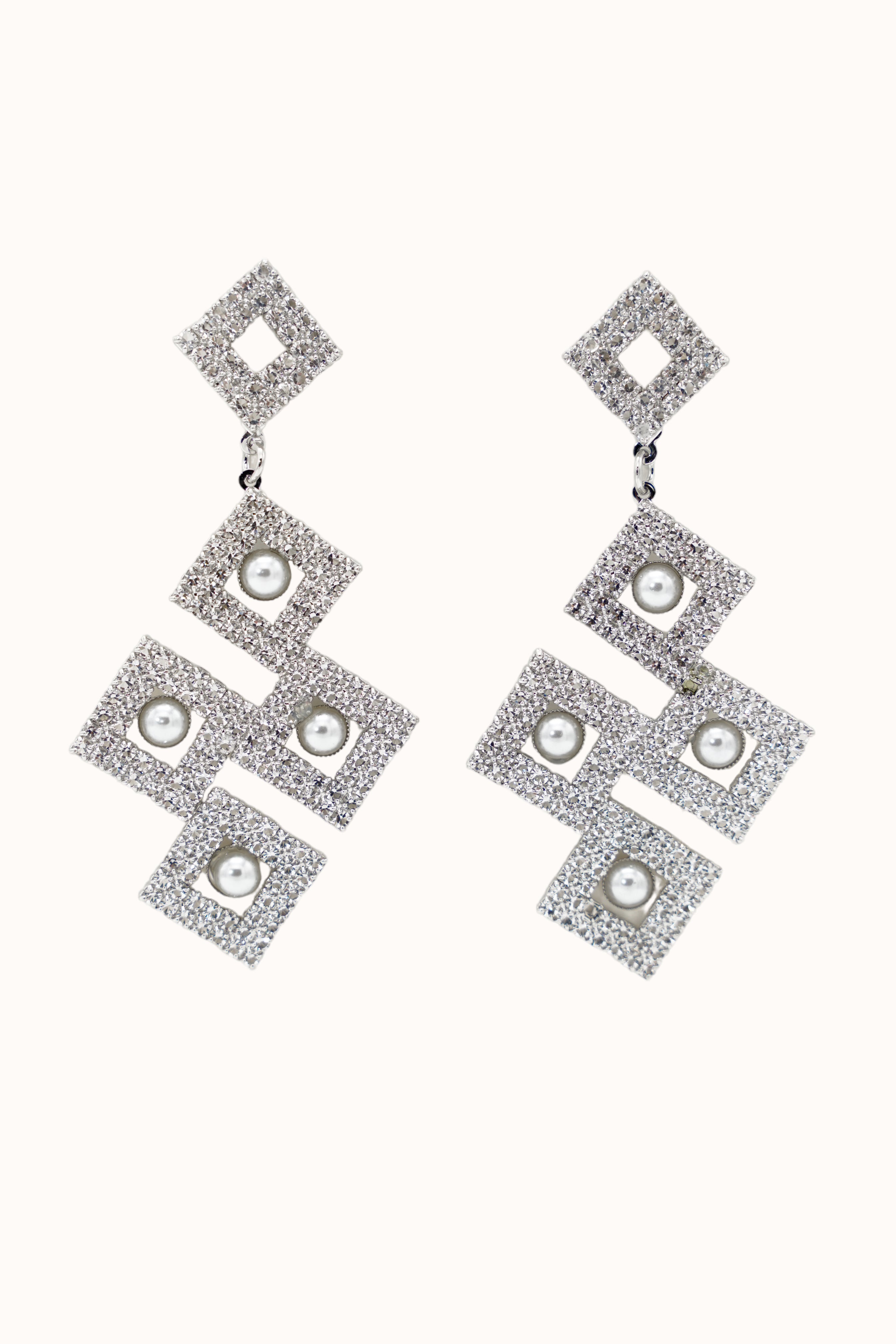 Albera Earrings - Silver