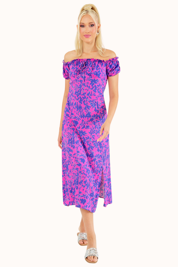 Moana Dress - Fuchsia