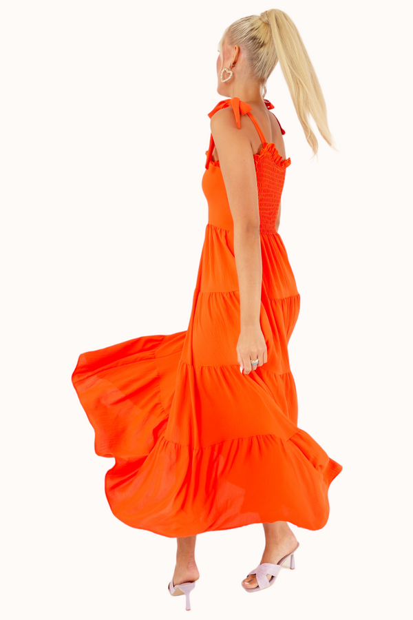 Lora Dress - Orange
