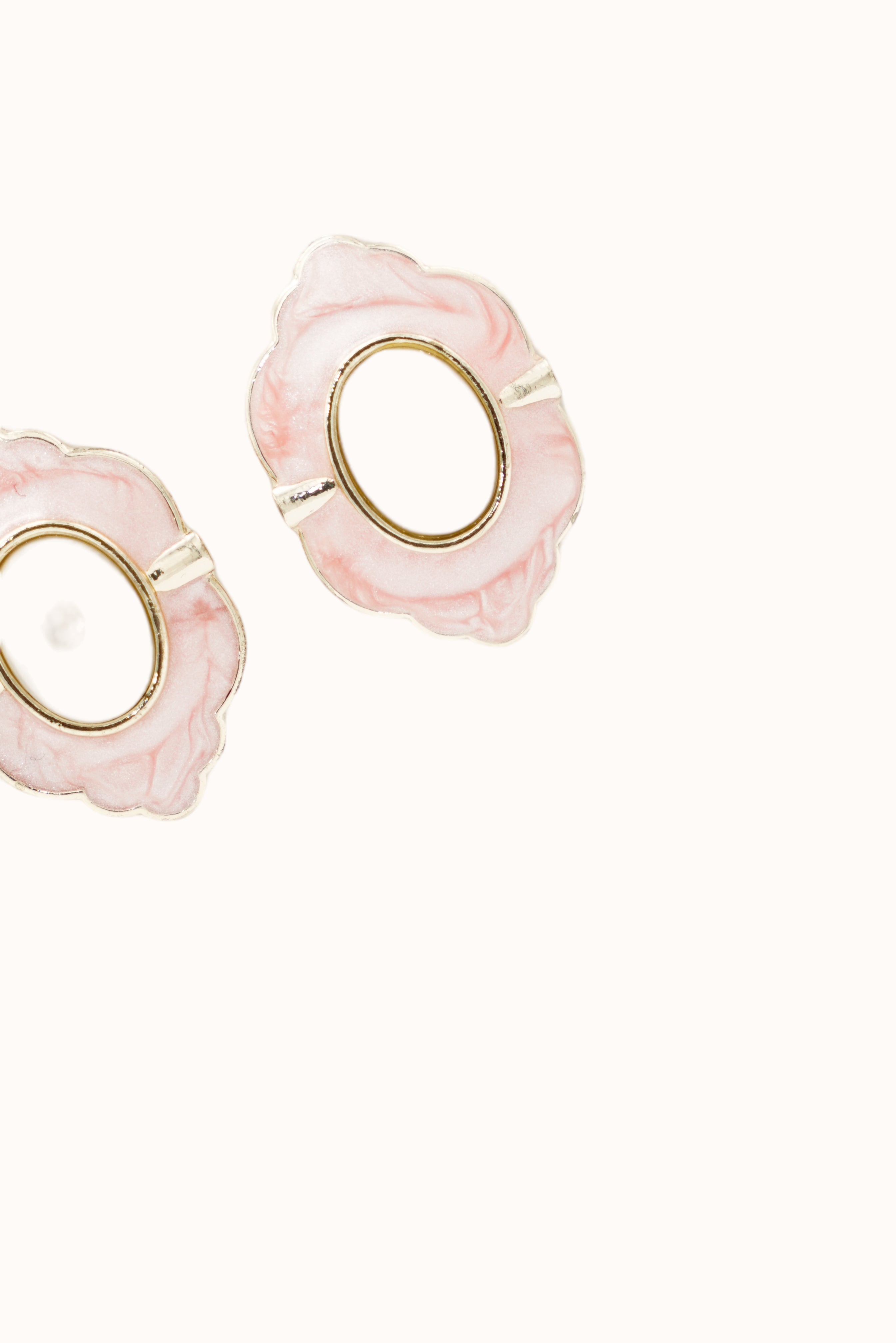 Milena Earrings - Peach