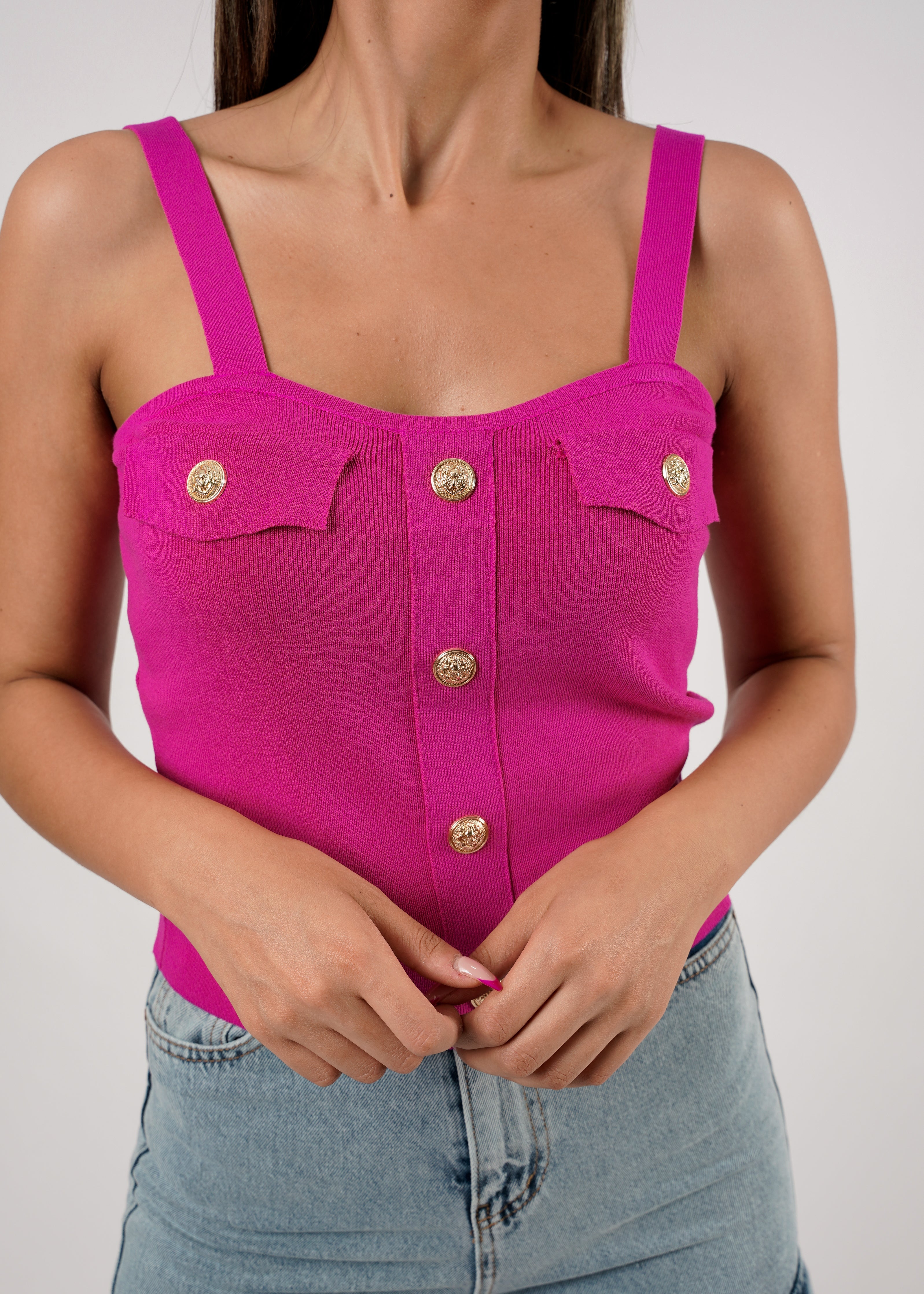 Jade Top - Fuchsia