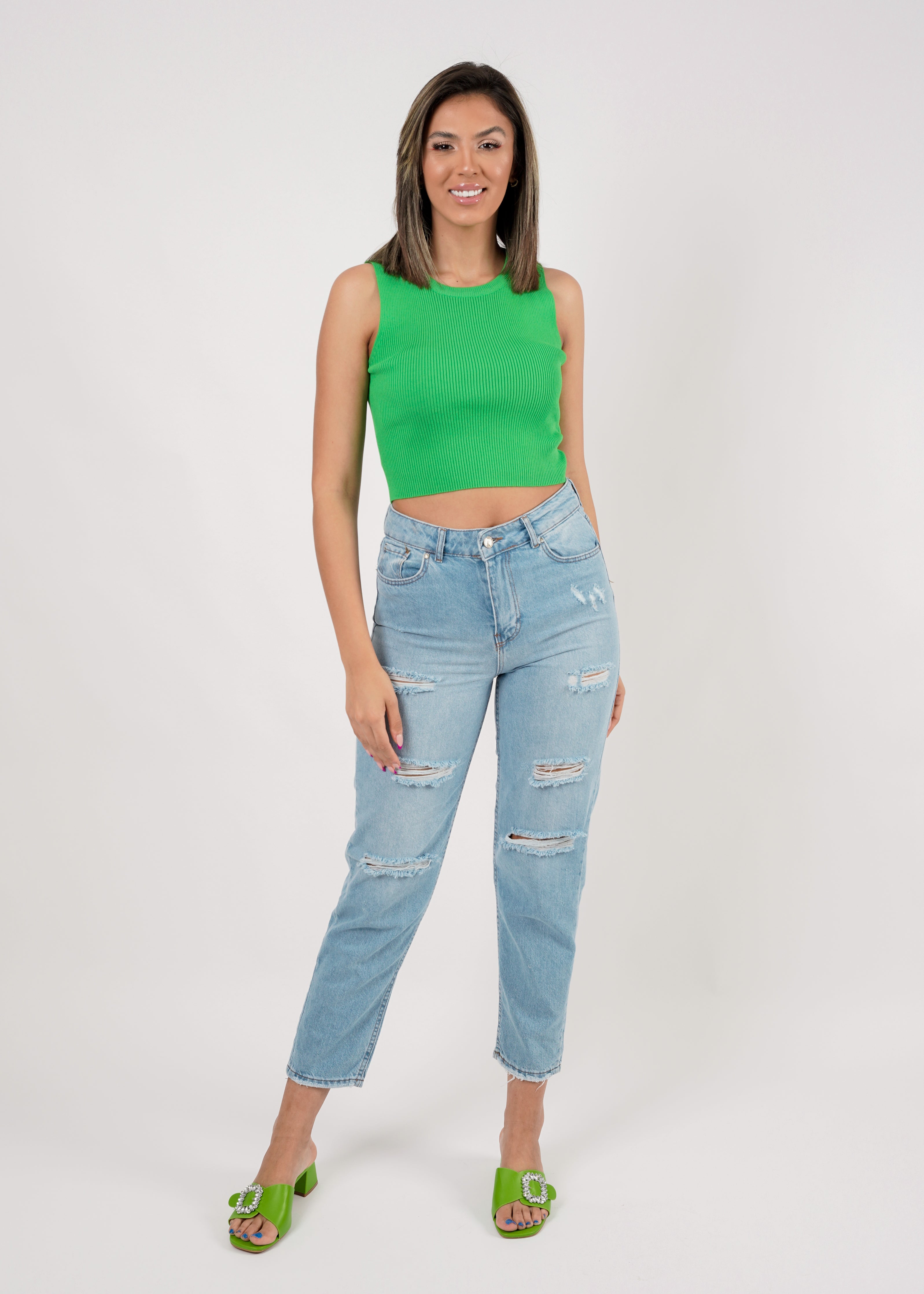 Bella Top - Green