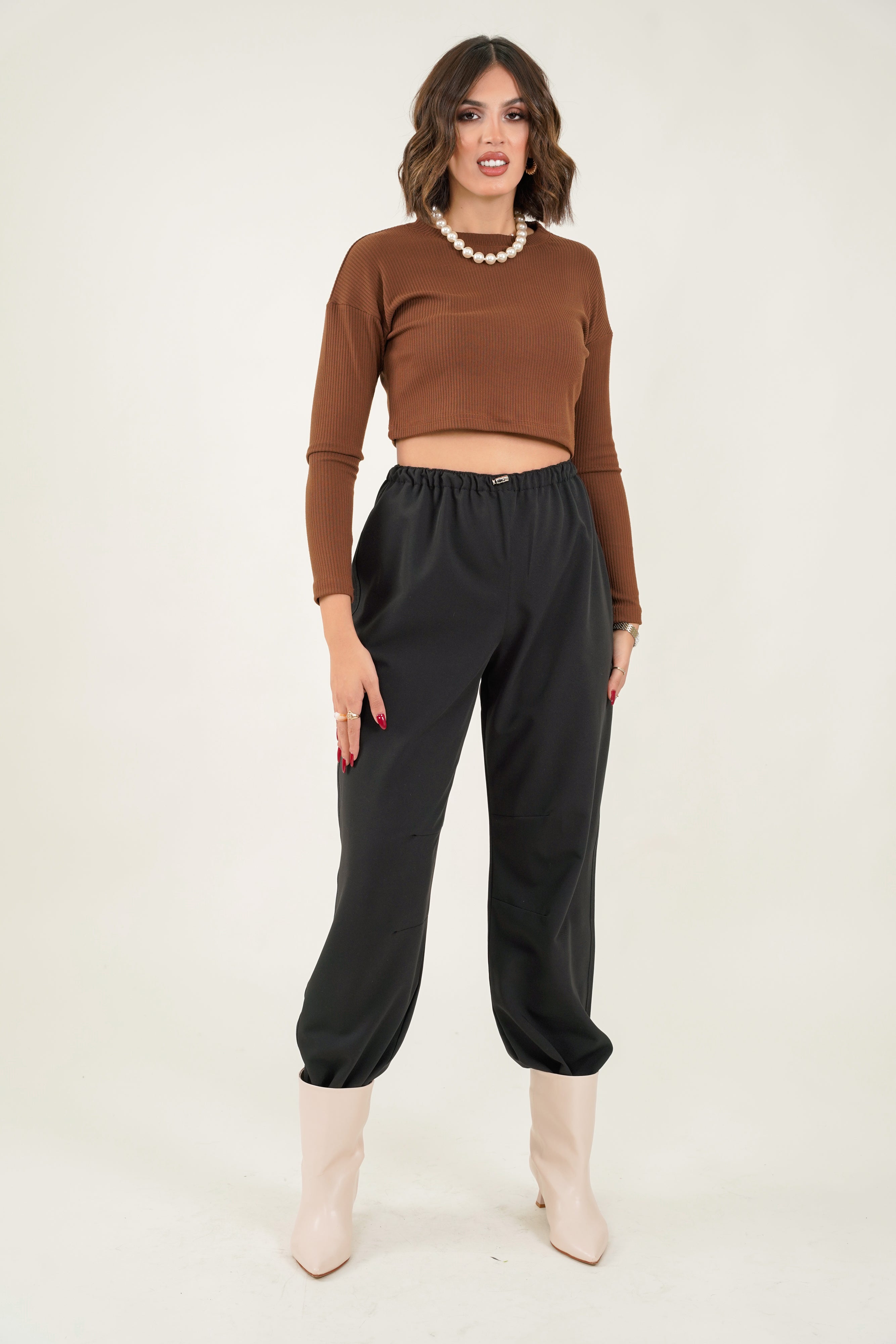 Roos Top - Brown