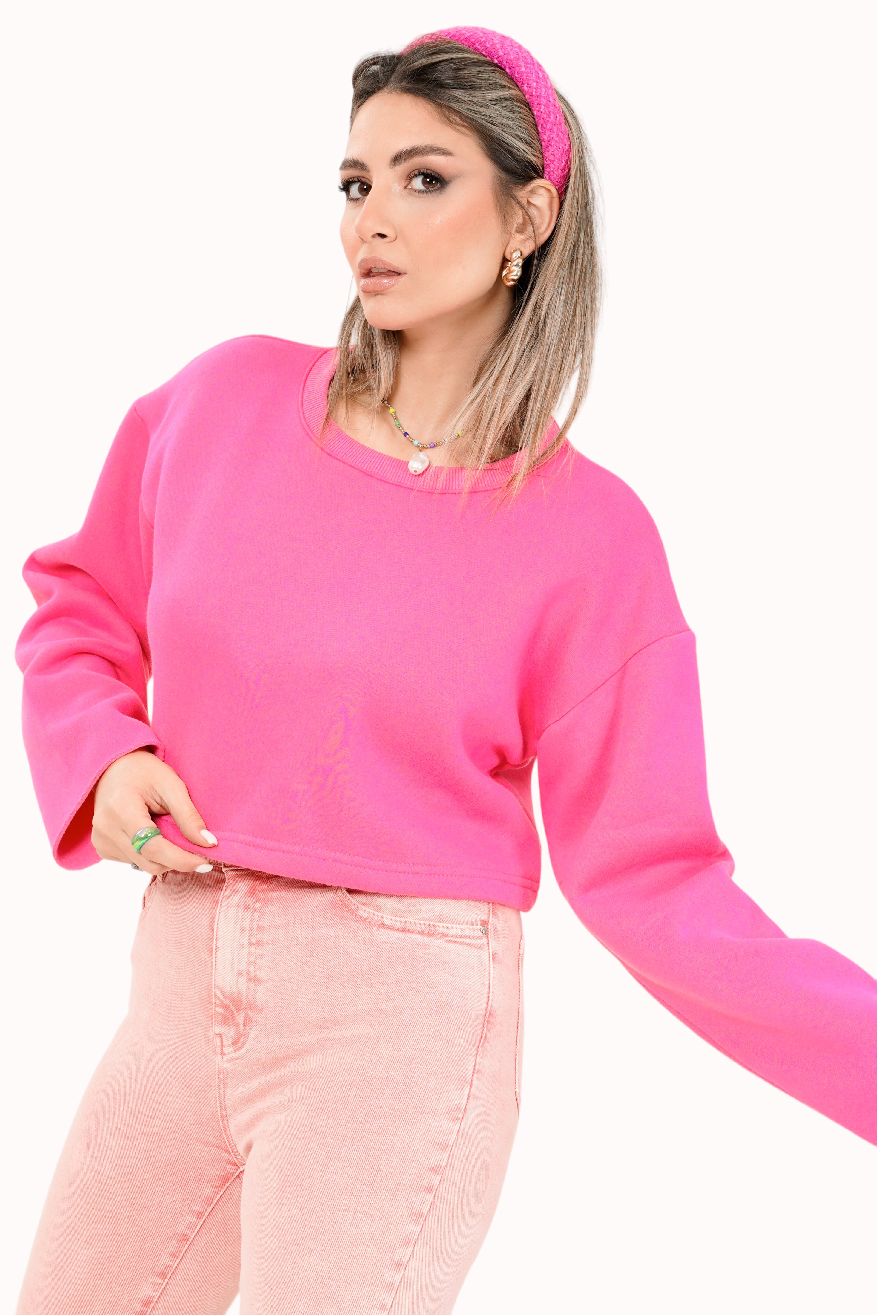 Diletta Sweater - Fuchsia