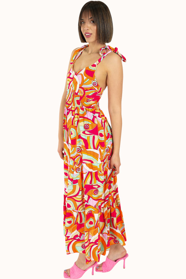 Oliva Dress - Fuchsia