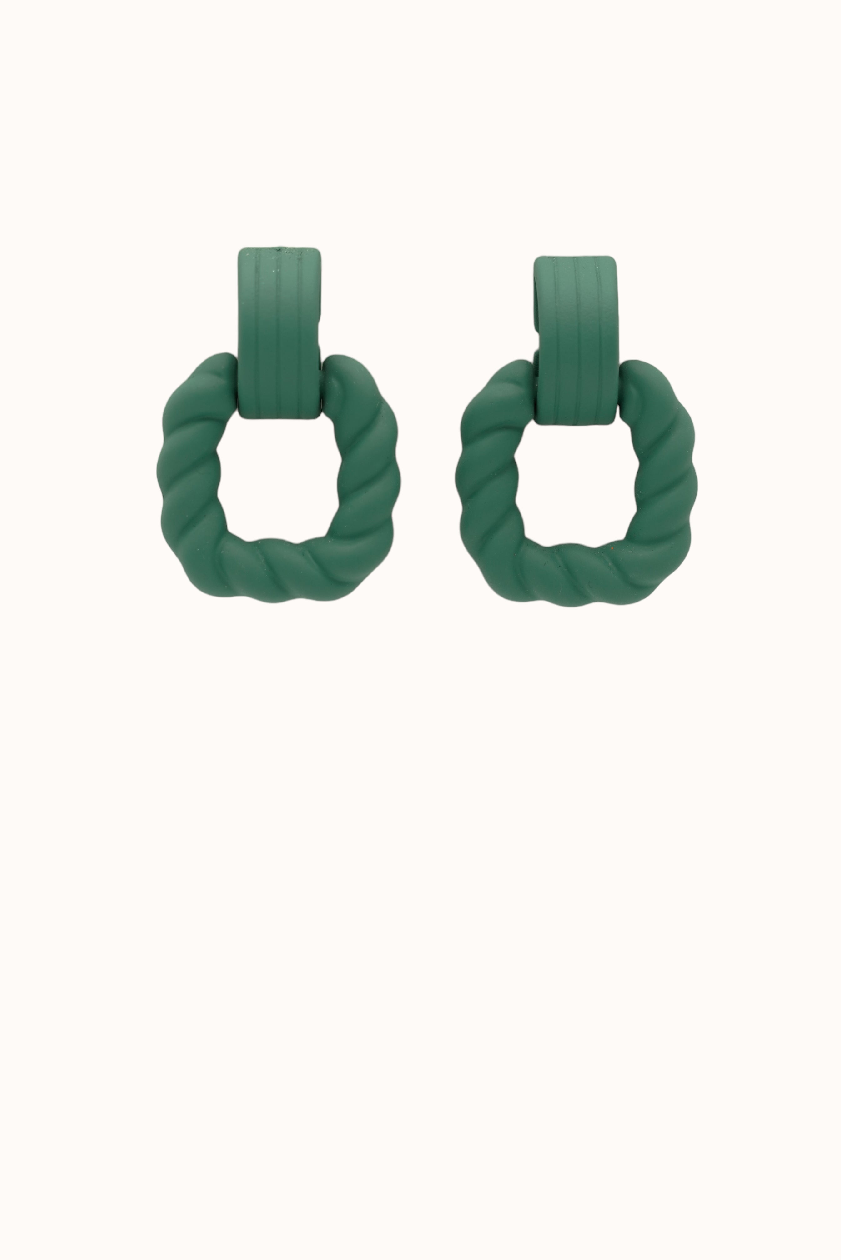 Jess Earrings - Dark Green