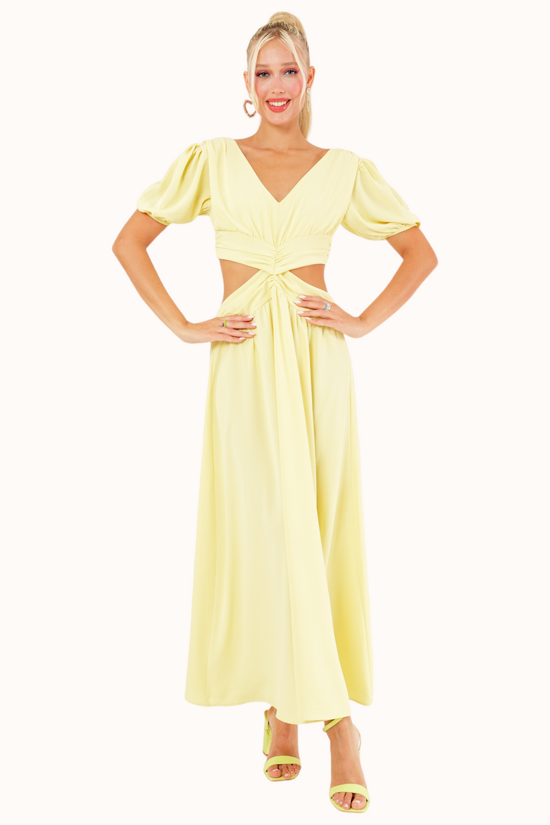 Olly Dress - Yellow