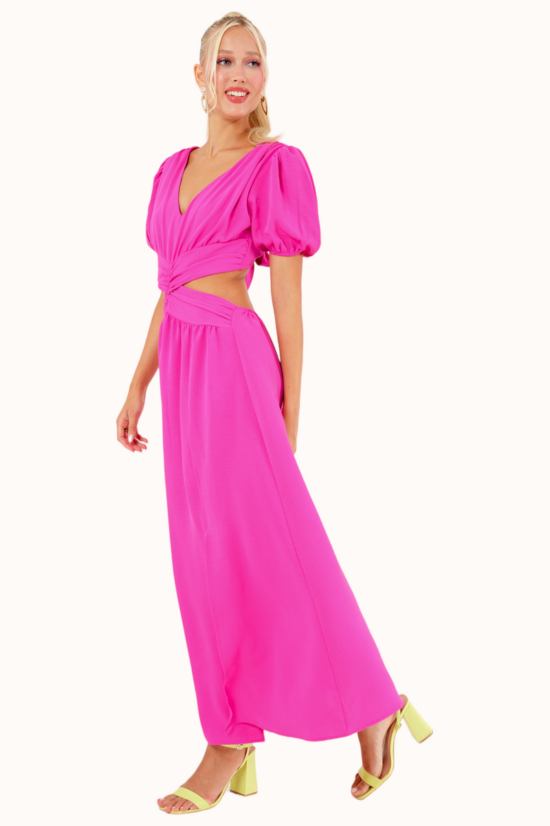 Olly Dress - Fuchsia