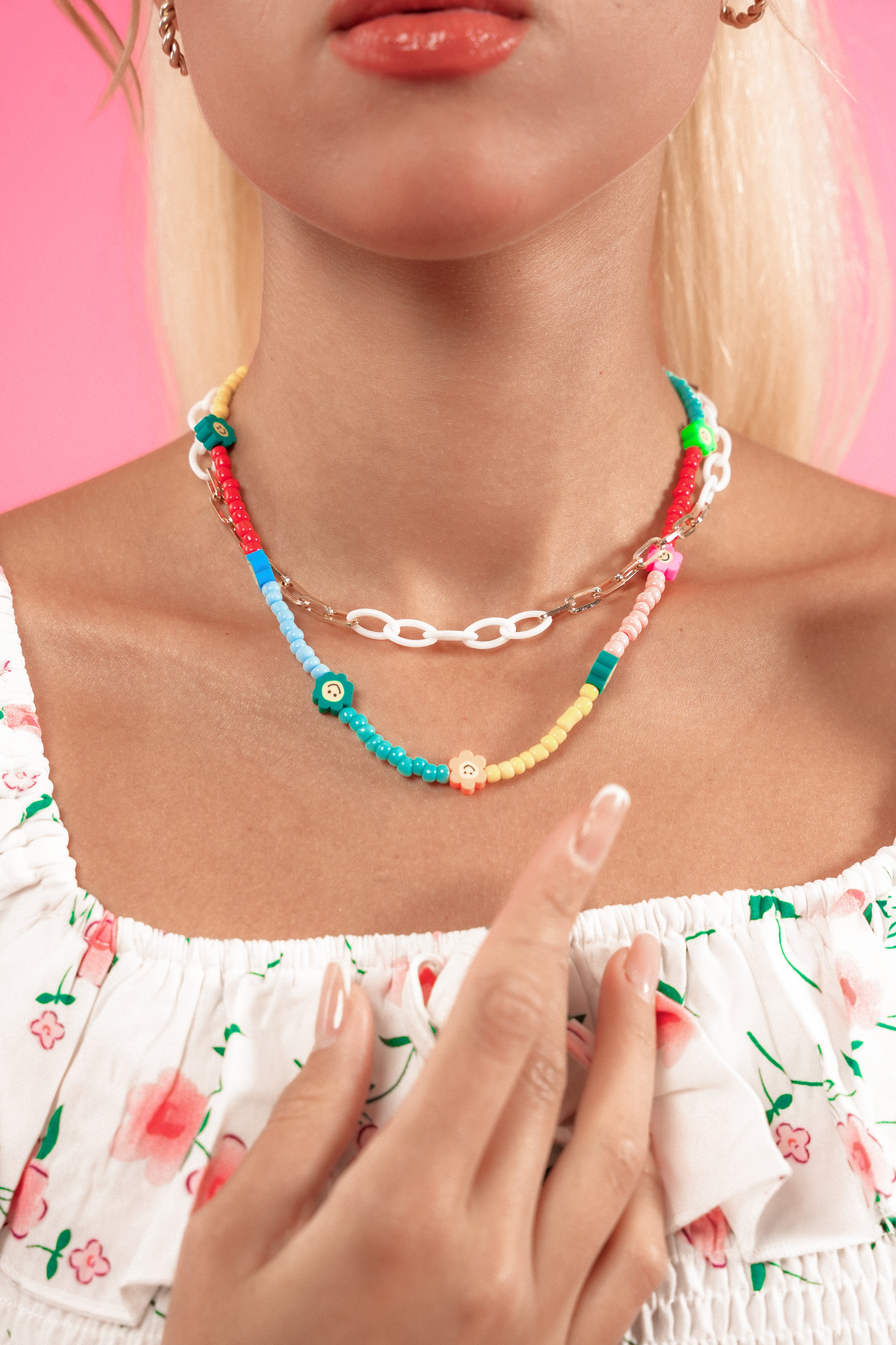 Summer smile necklace