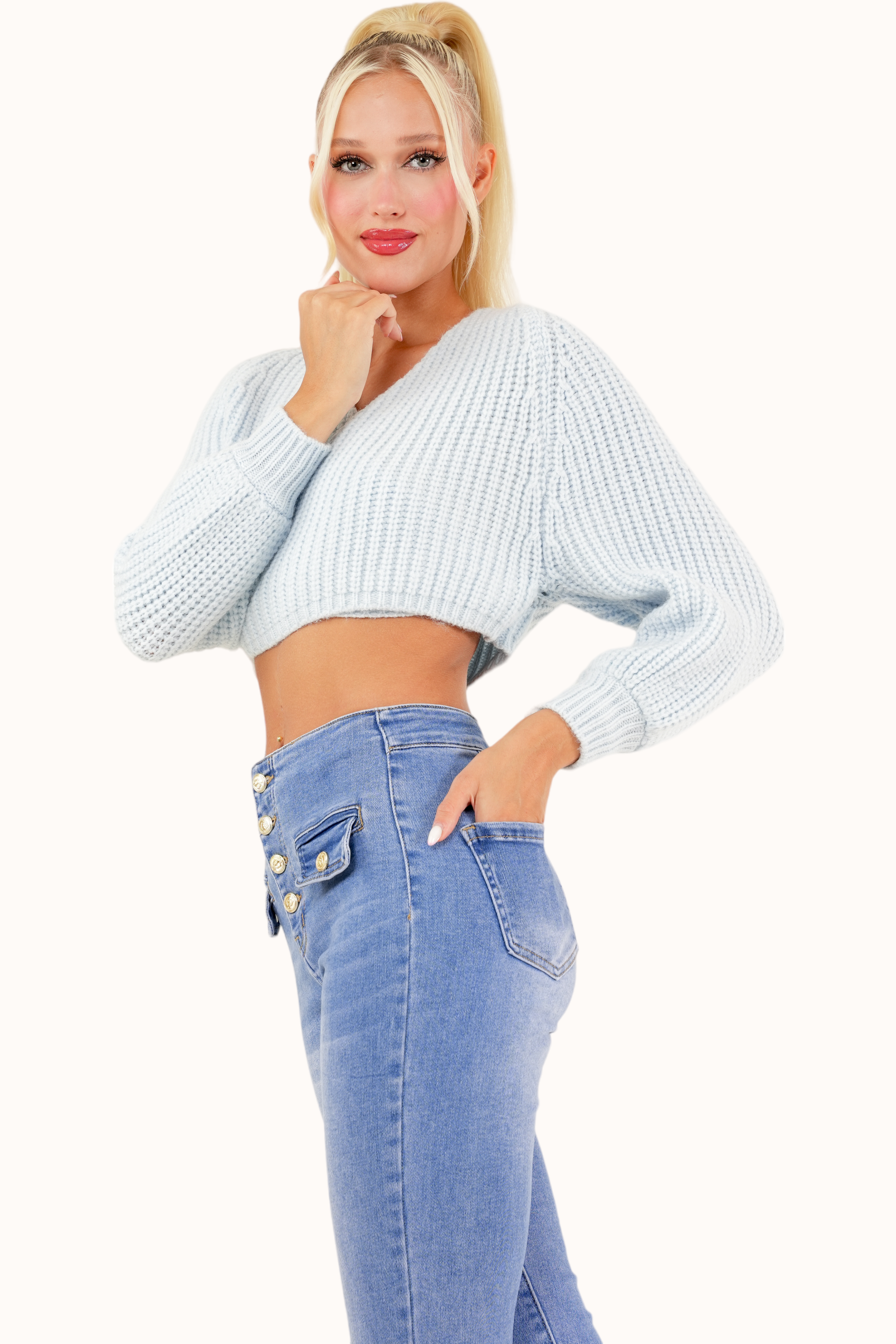 Kaan Sweater - Light Blue