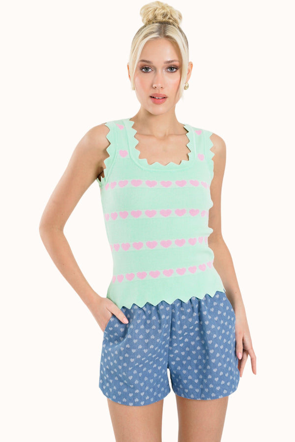 Alani Top - Mint Green