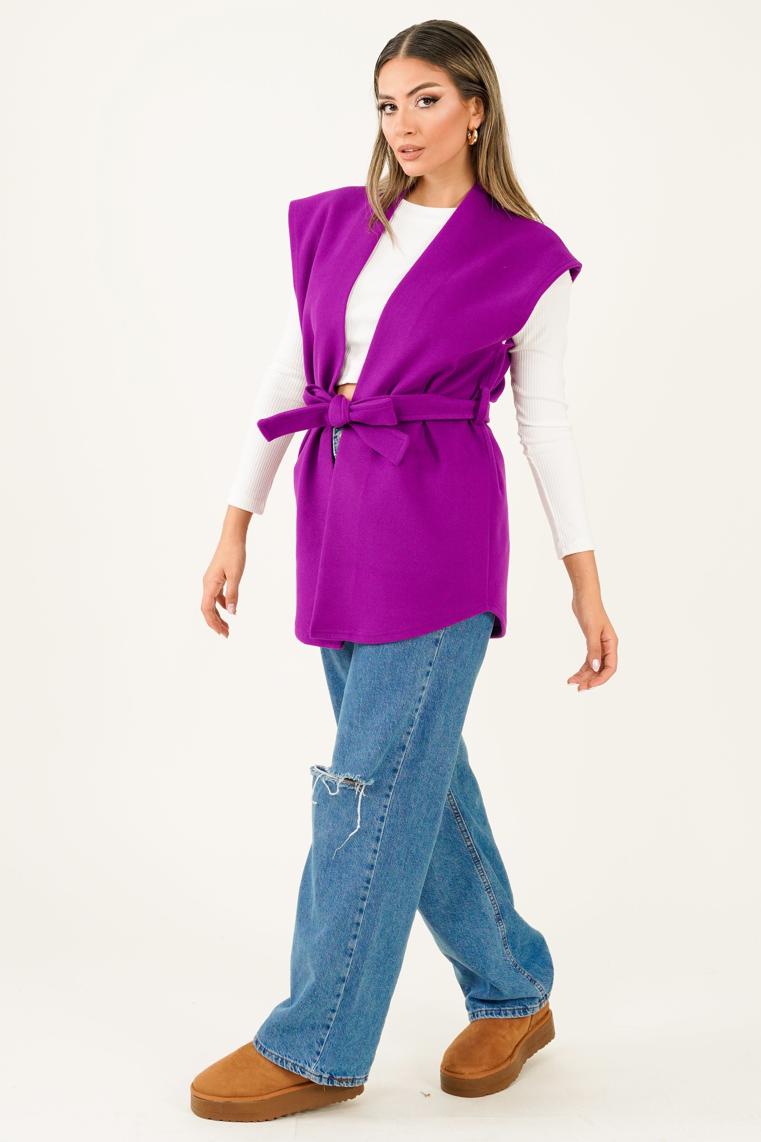 Nyra Gilet - Purple