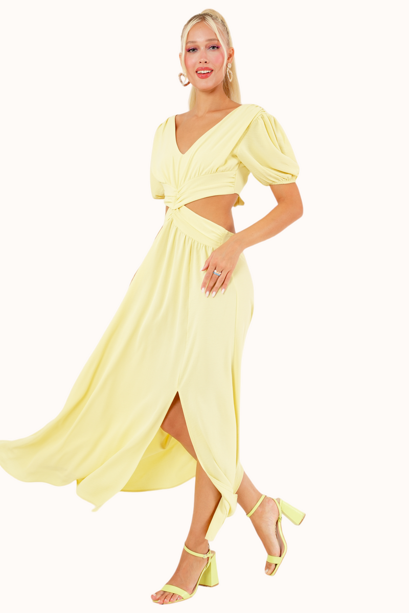 Olly Dress - Yellow