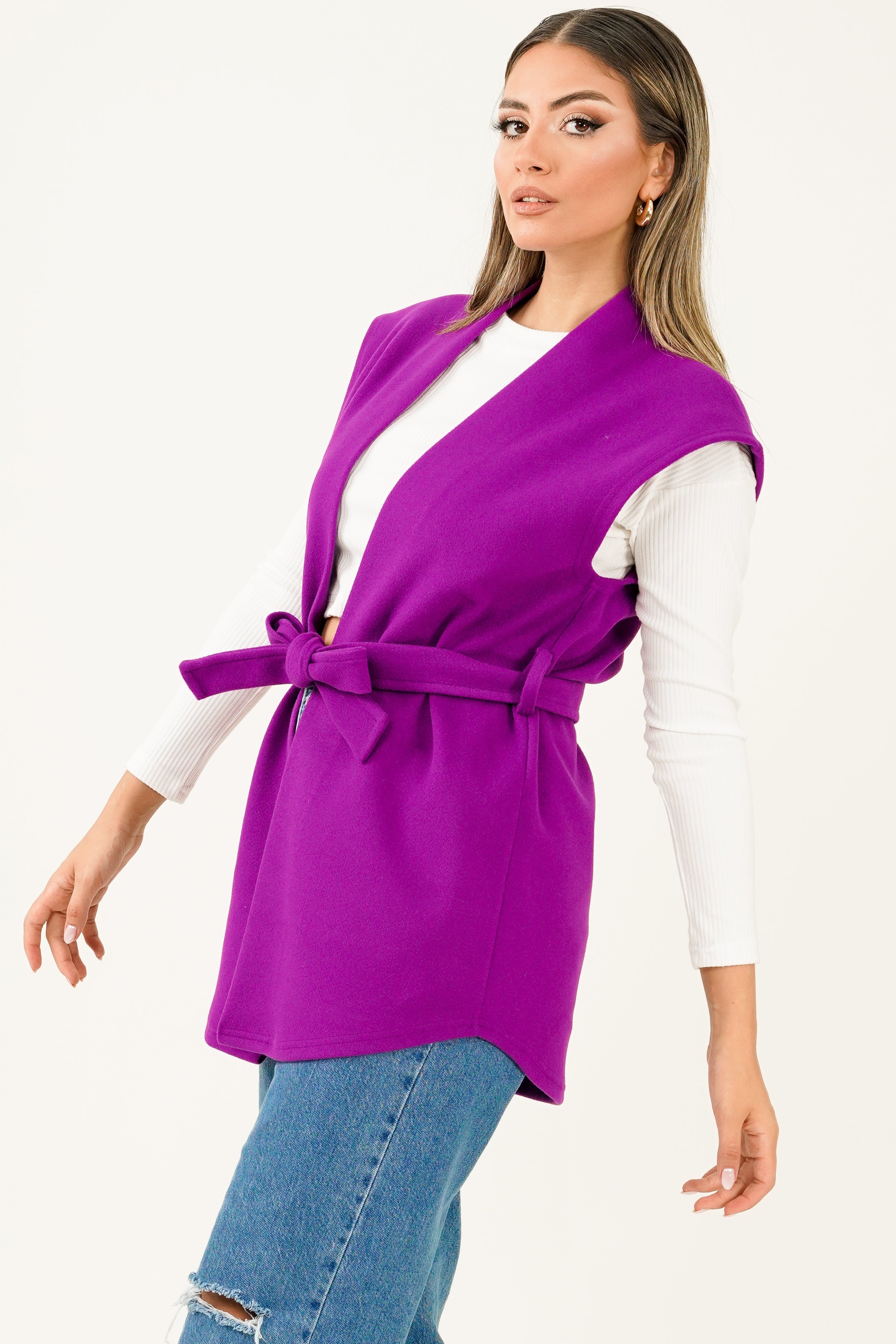 Nyra Gilet - Purple