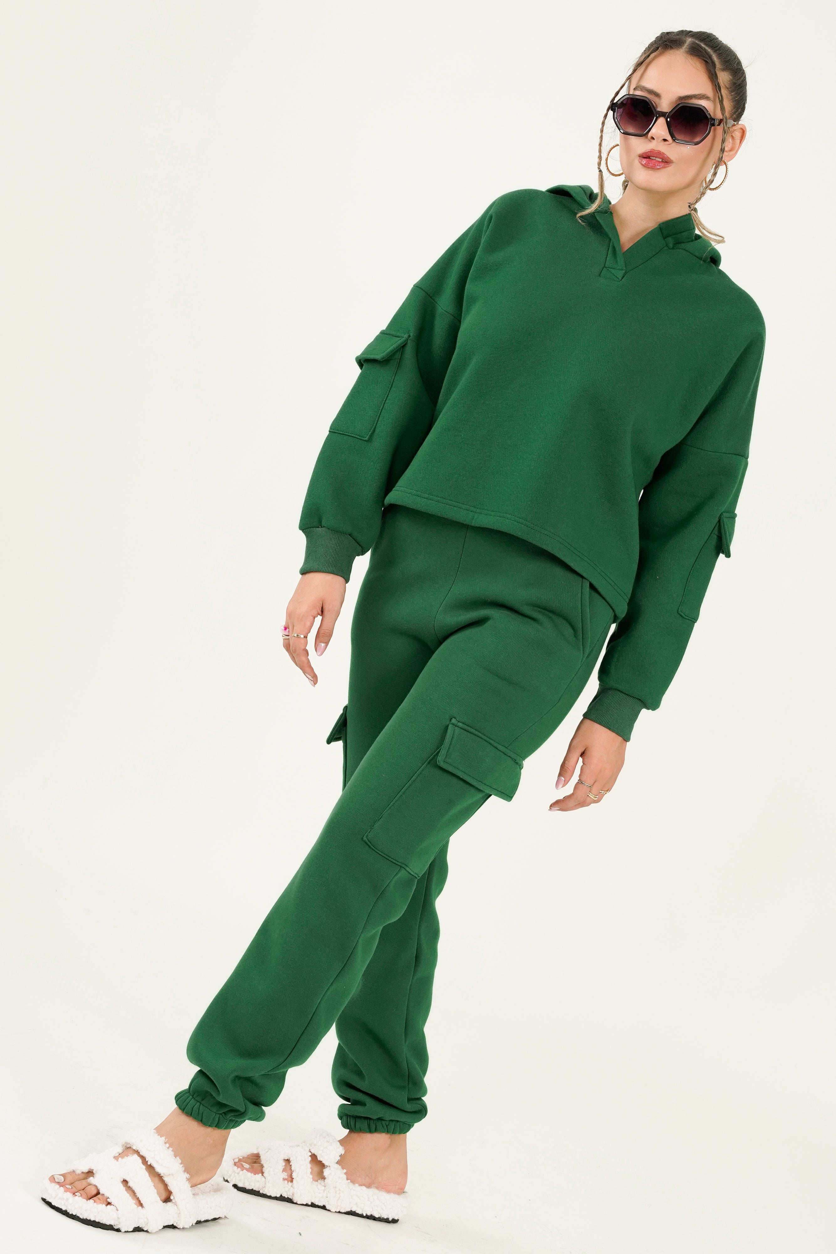 Gracia Trouser - Dark Green