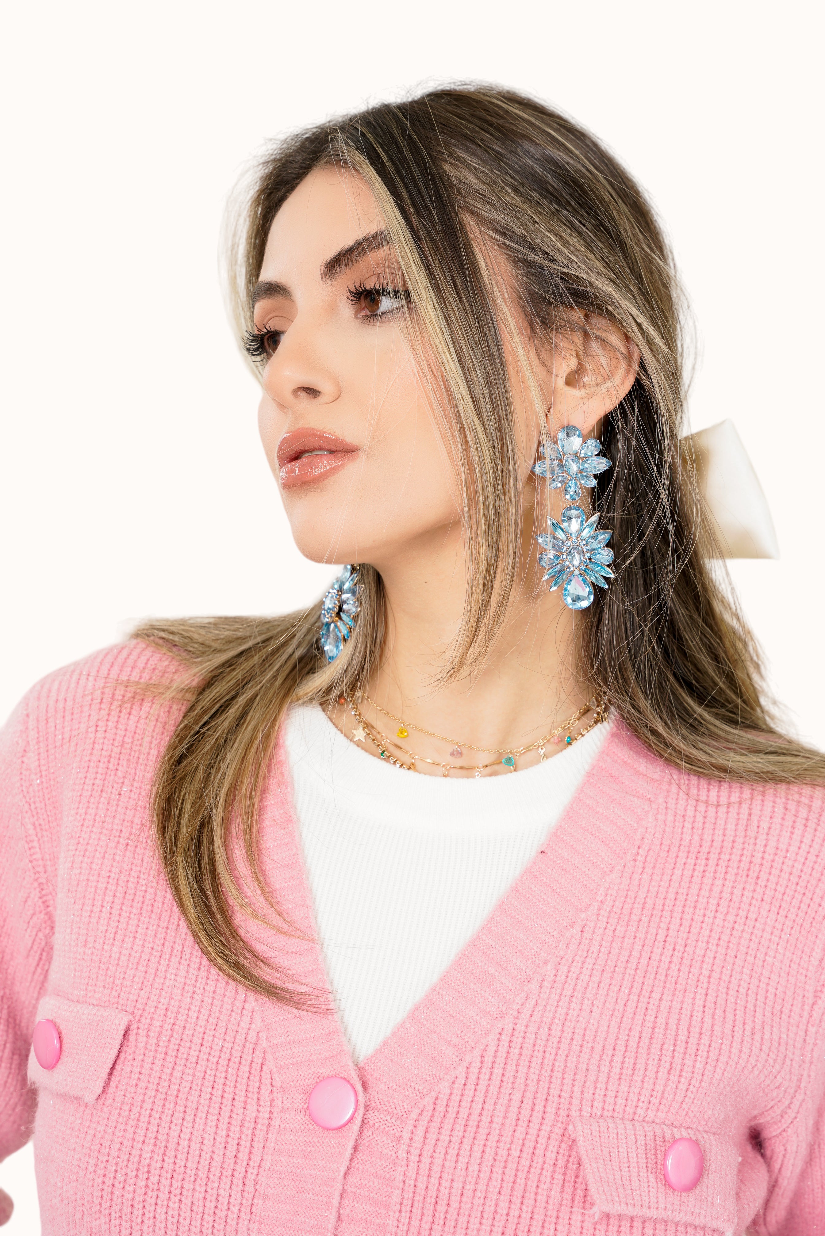 Rosana Earrings - Blue