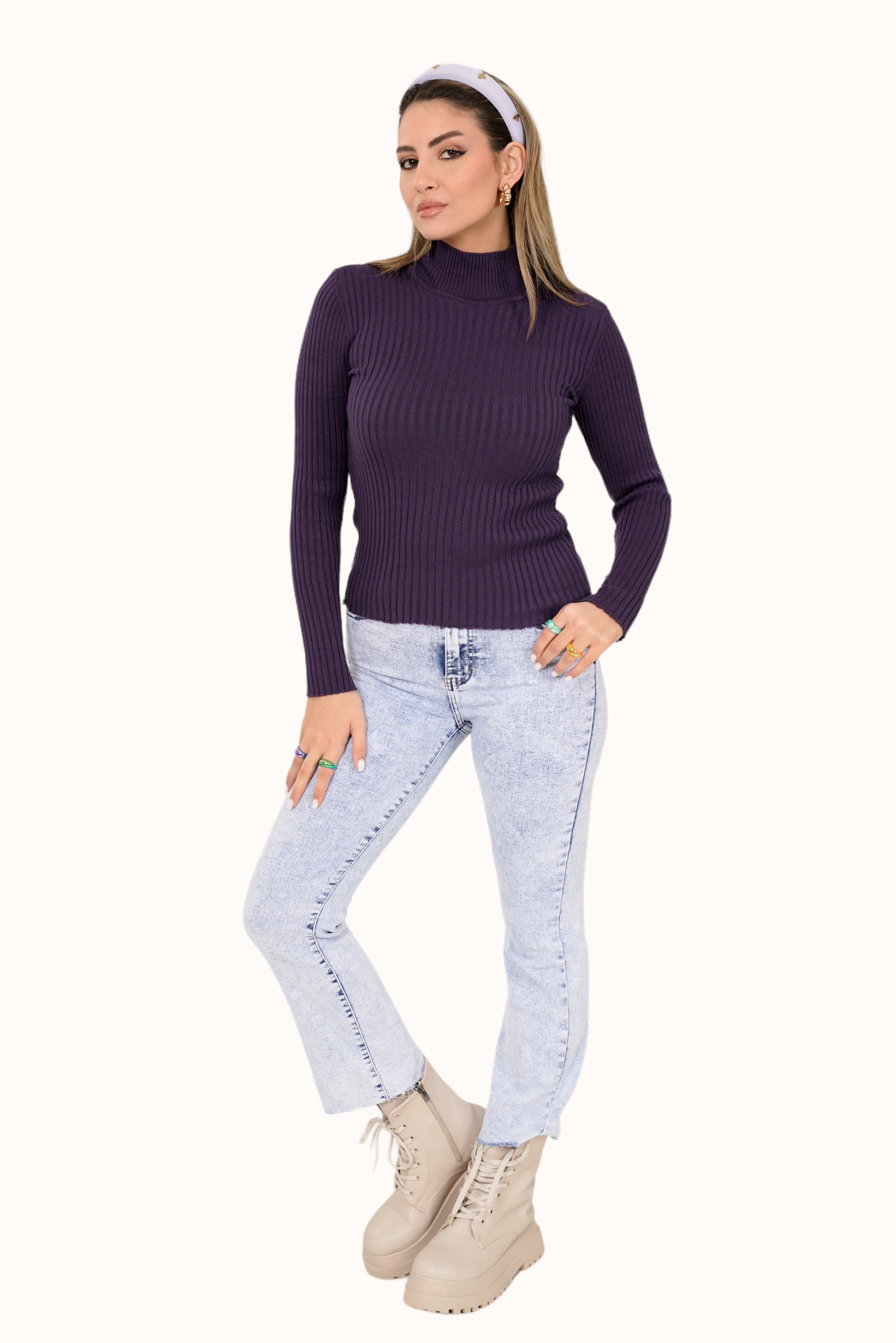 Tali Sweater - Purple