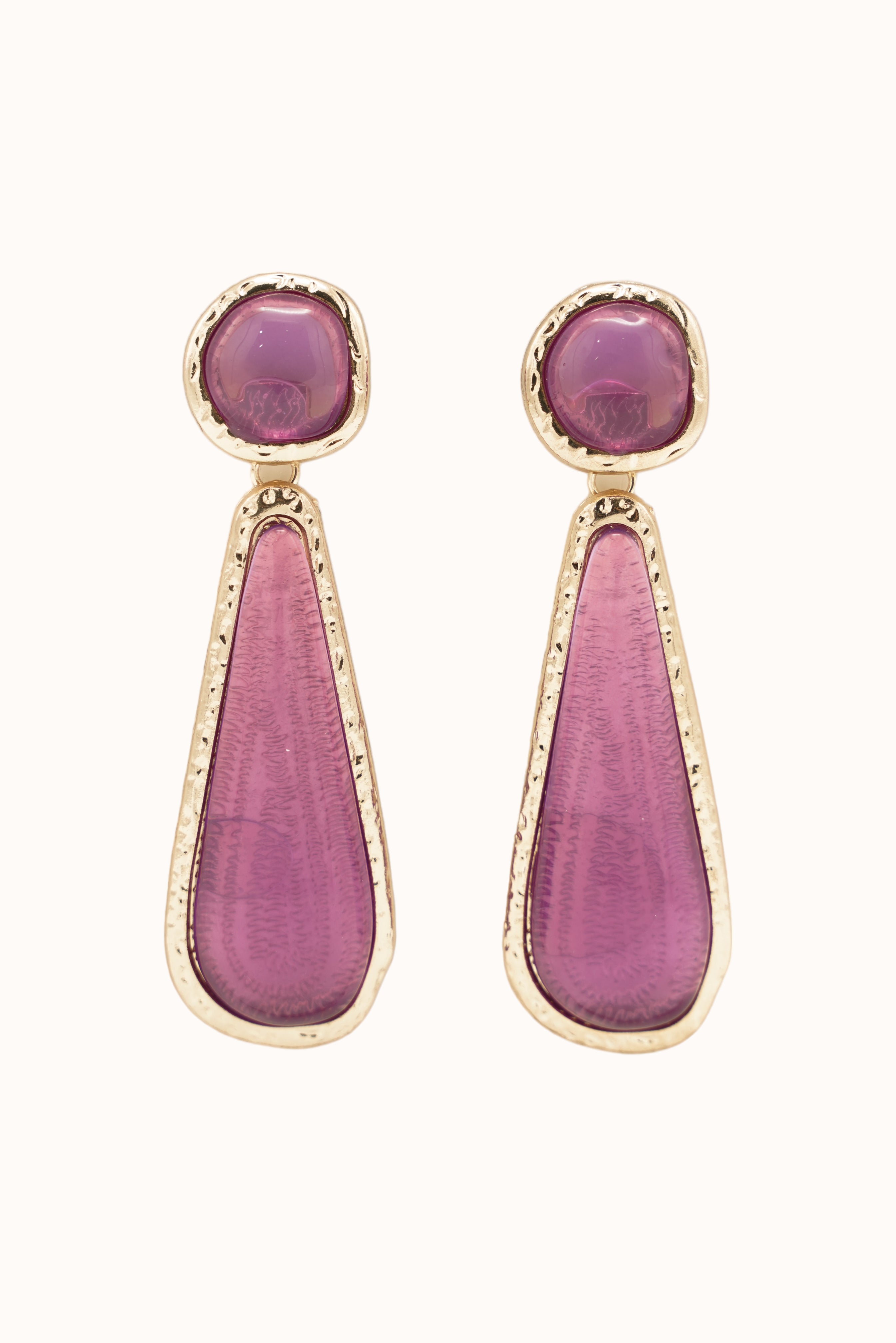 Pupa Earrings - Purple