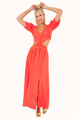 Olly Dress - Coral