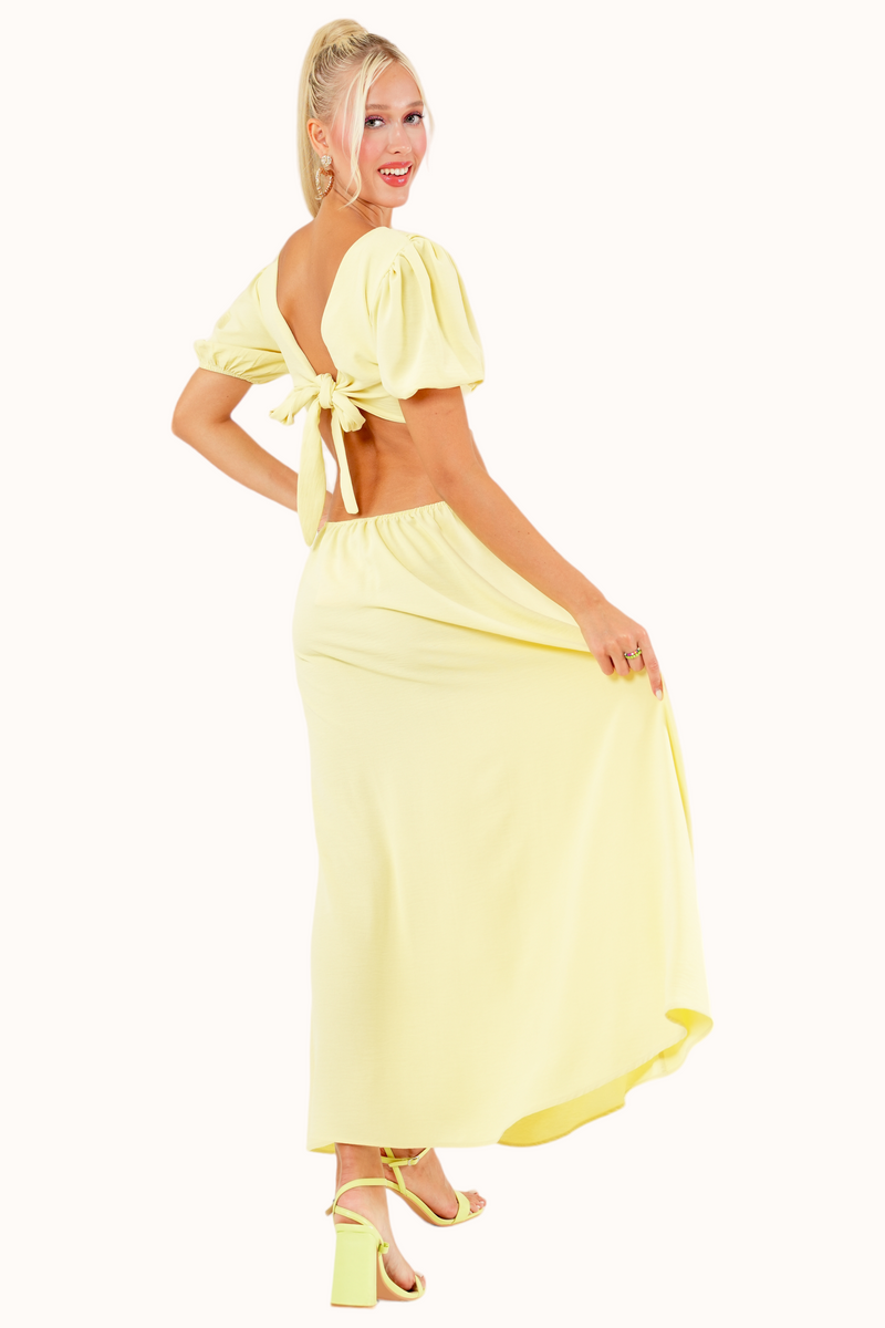 Olly Dress - Yellow