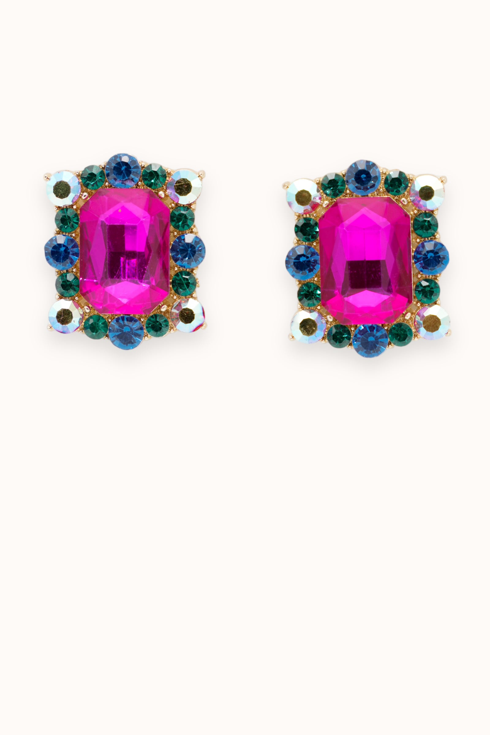 Cladis Earrings - Fuchsia