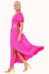 Olly Dress - Fuchsia