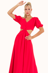 Olly Dress - Red