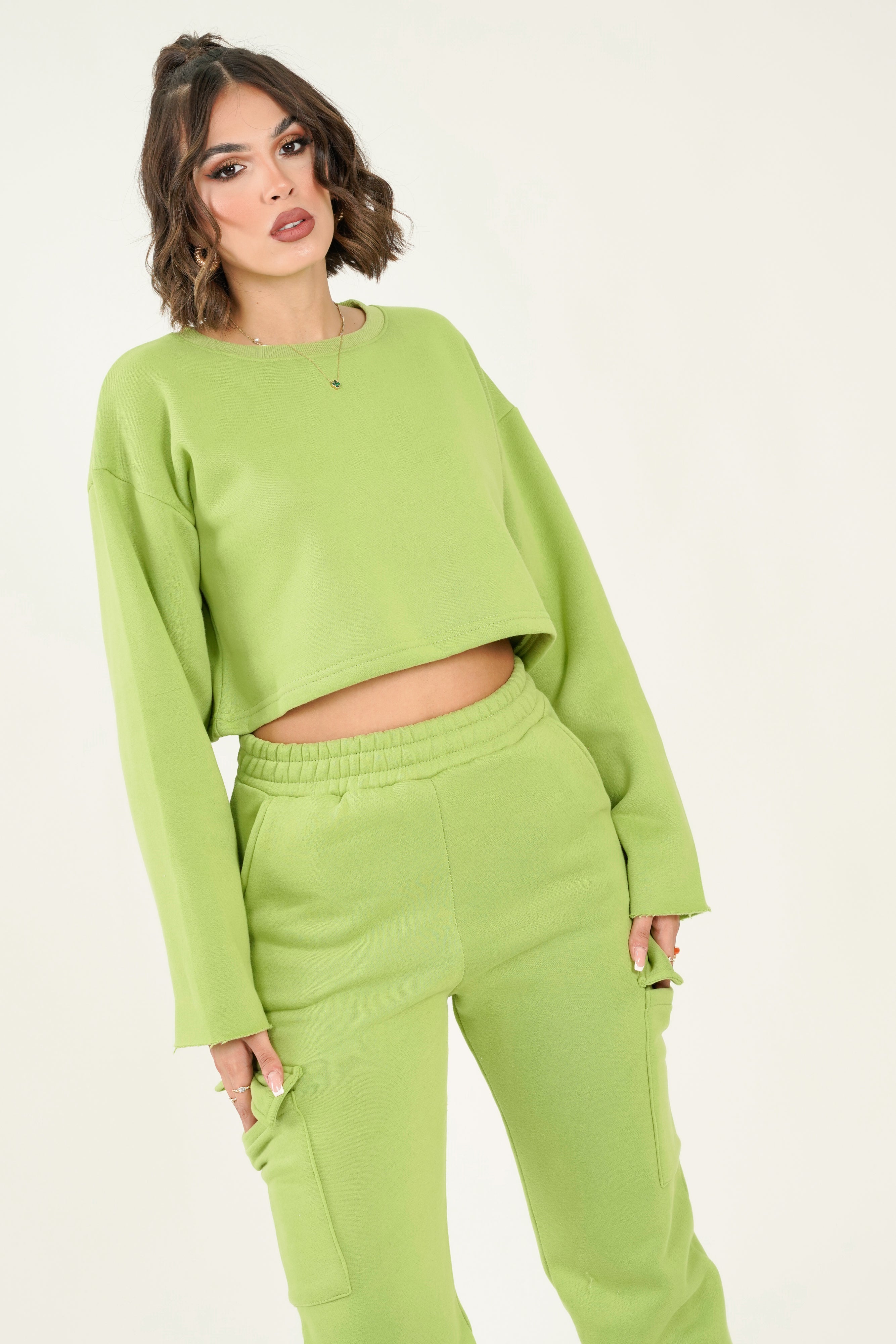 Gracia Trouser - Lime