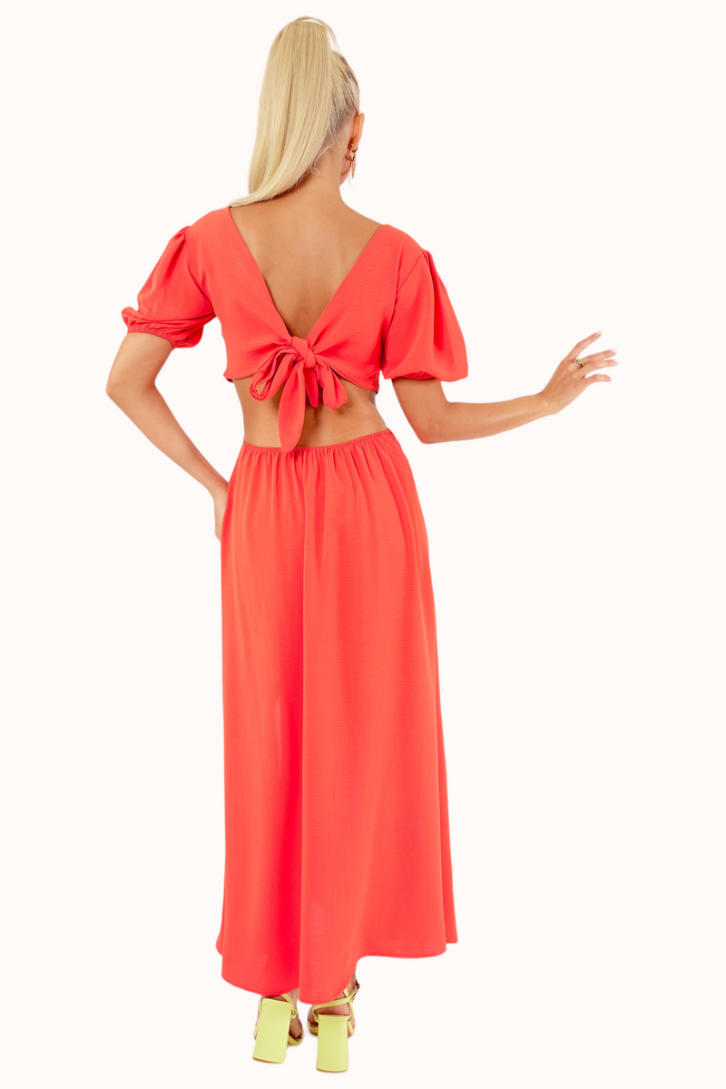 Olly Dress - Coral