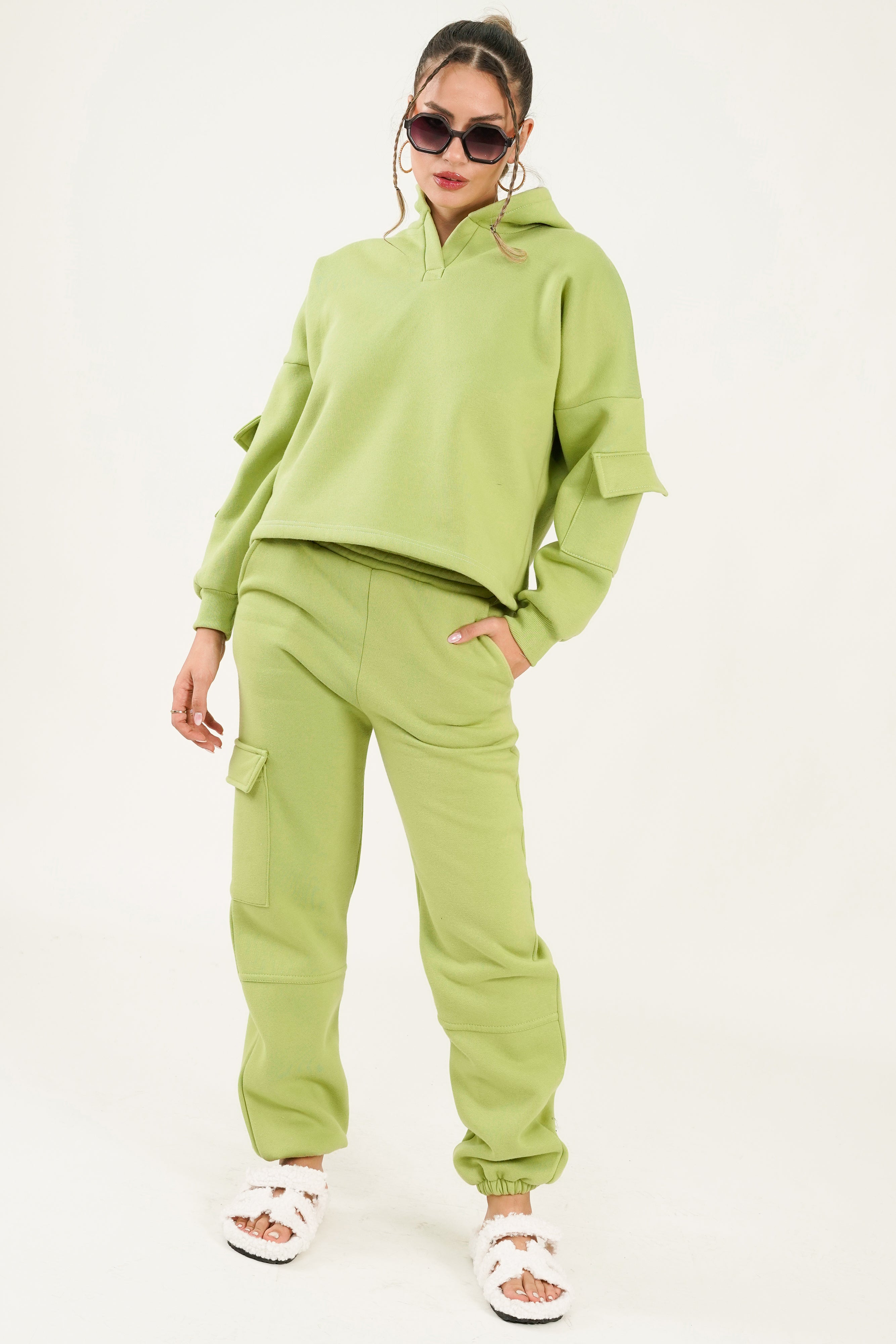 Gracia Hoodie - Lime