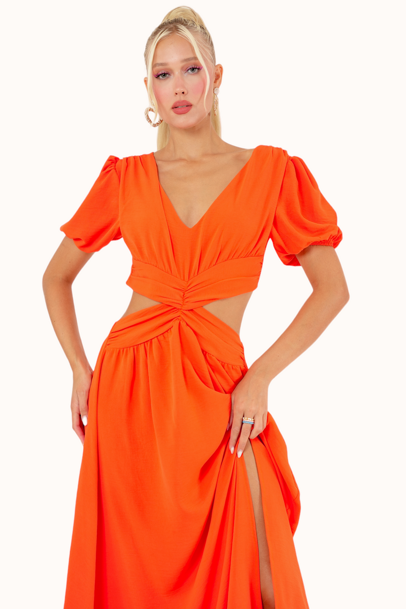 Olly Dress - Orange