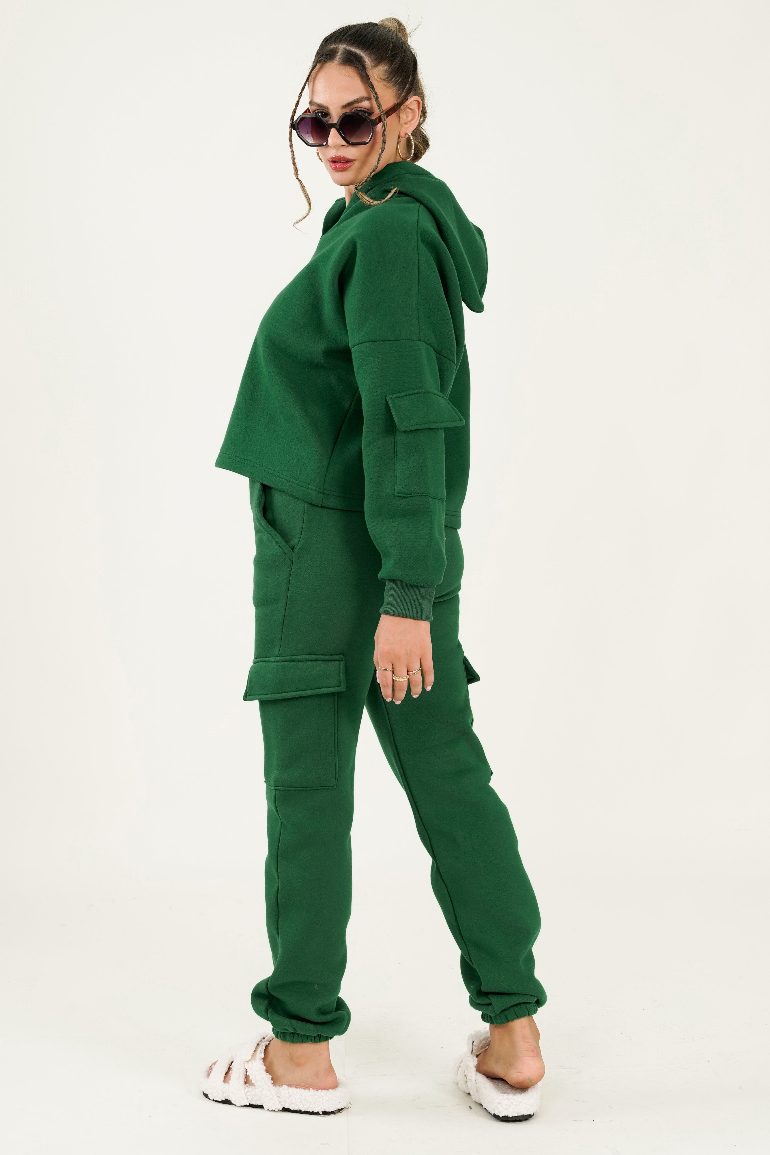 Gracia Trouser - Dark Green