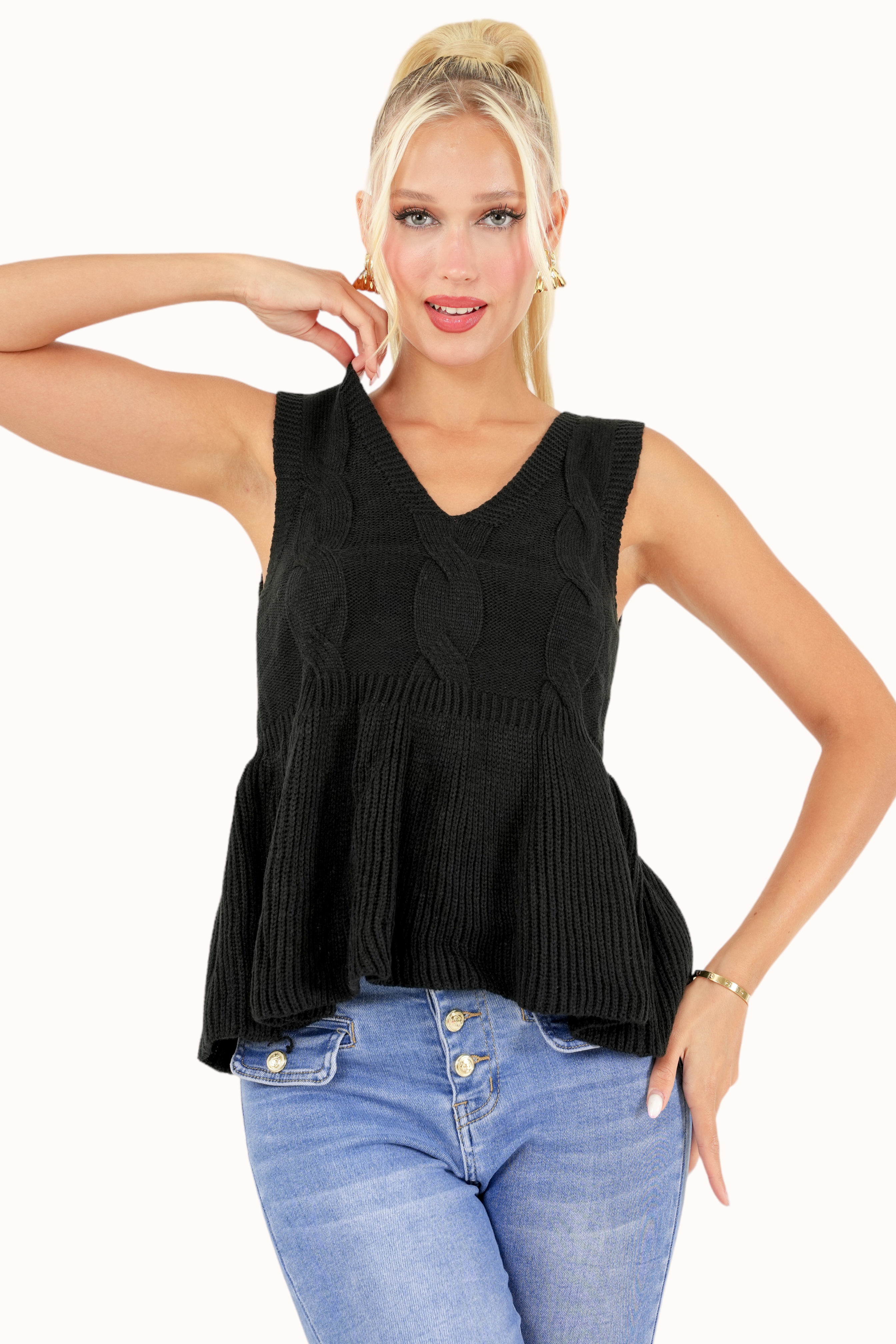 Nancy Top - Black