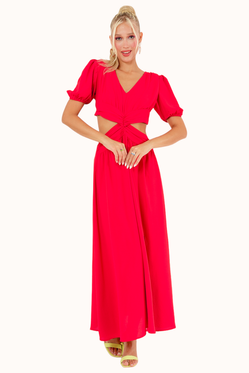 Olly Dress - Red