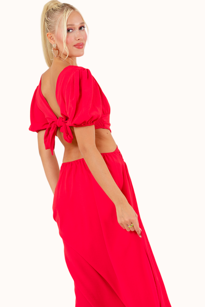 Olly Dress - Red