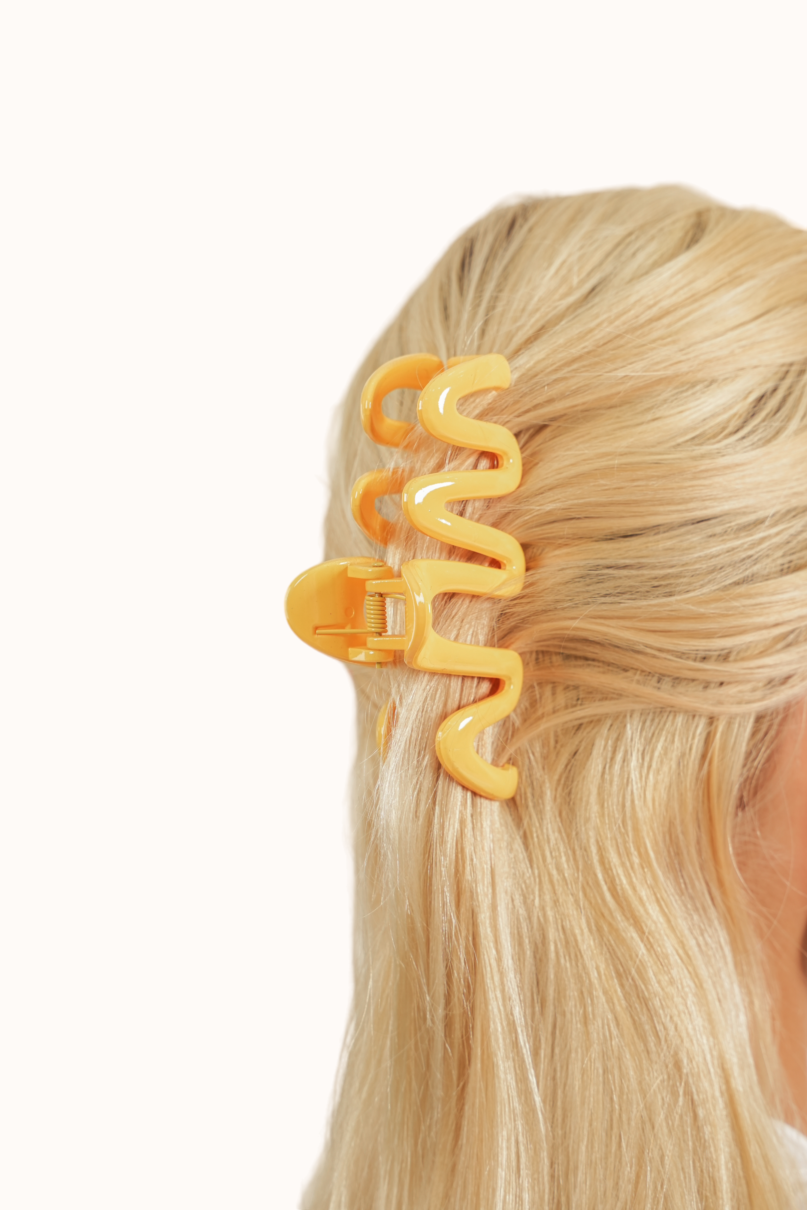 Emma Hair Clip - Canary