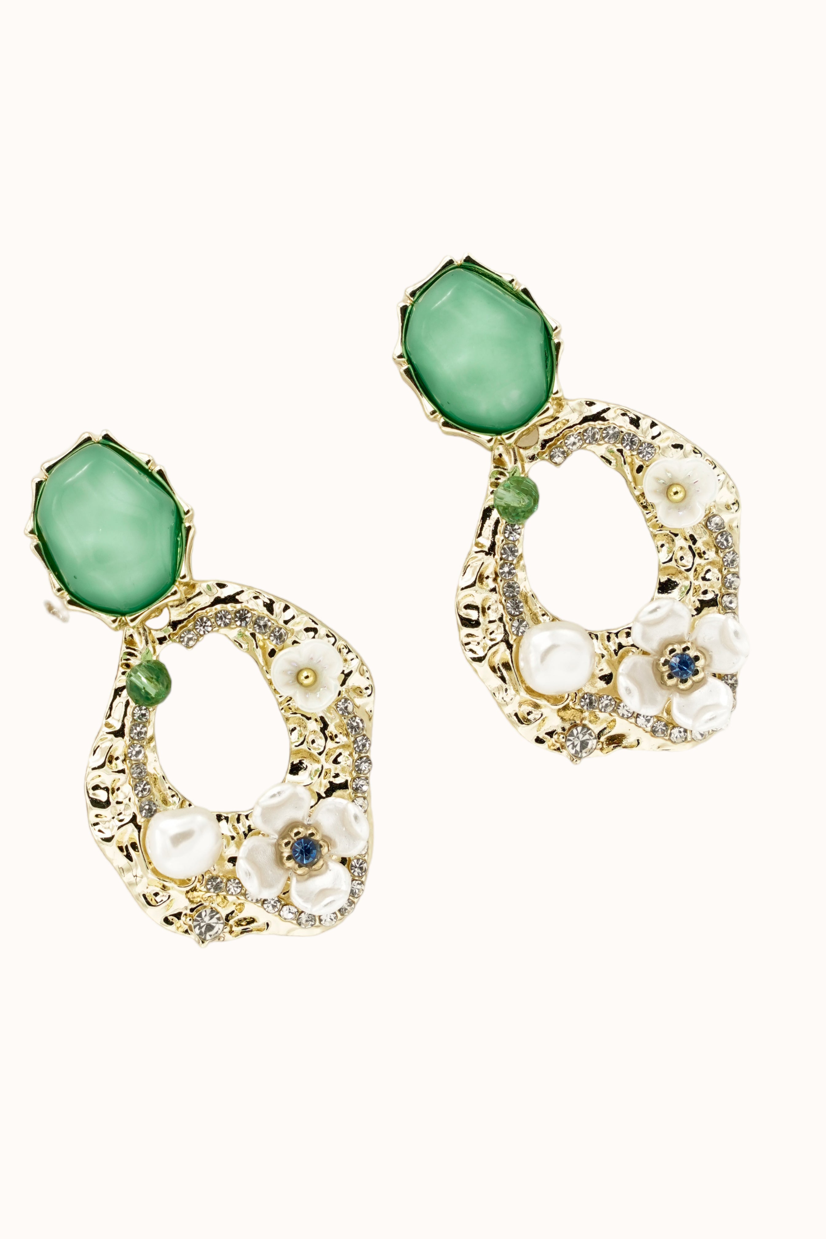 Agatha Earrings - Green