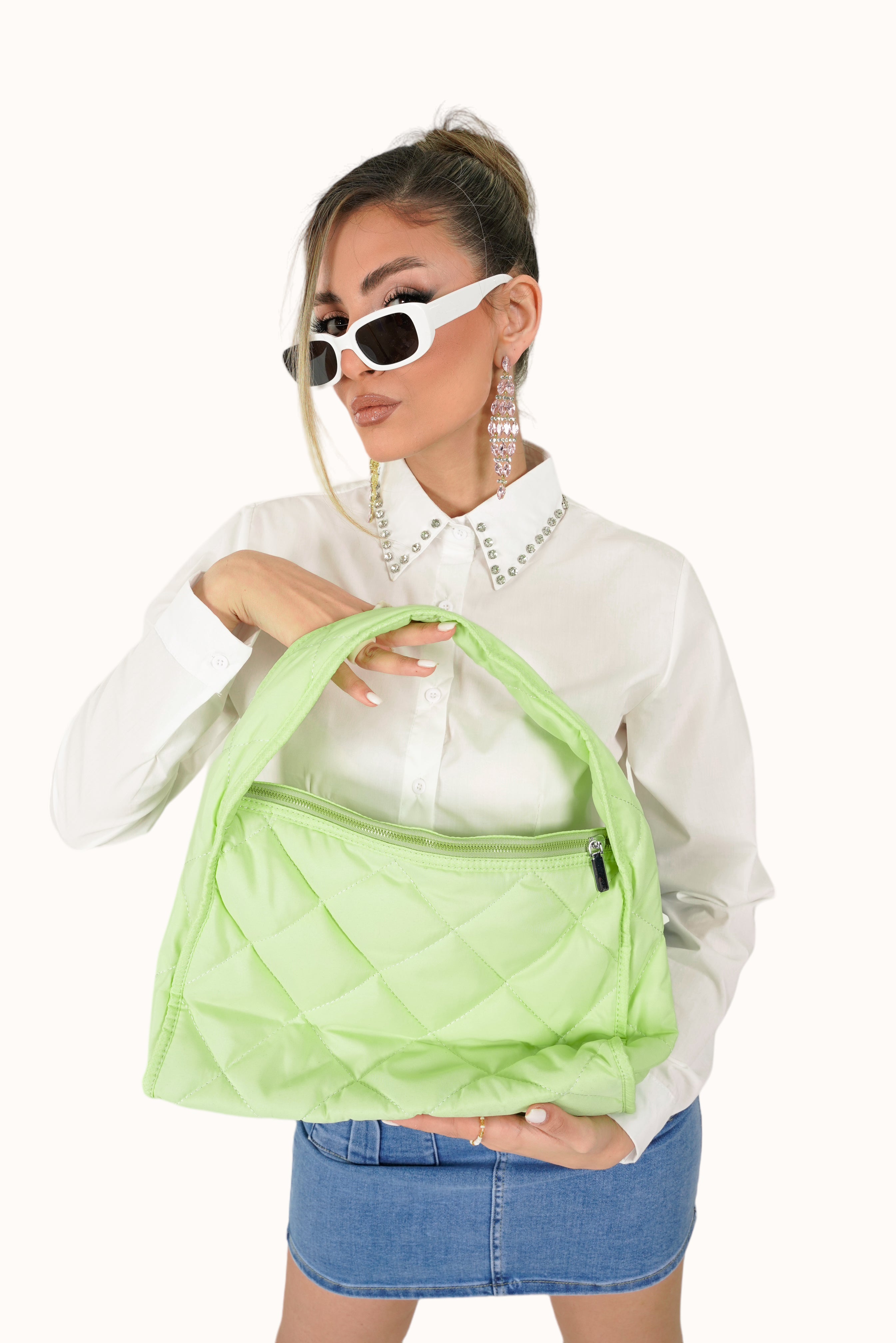 Zoe Bag - Lime Green