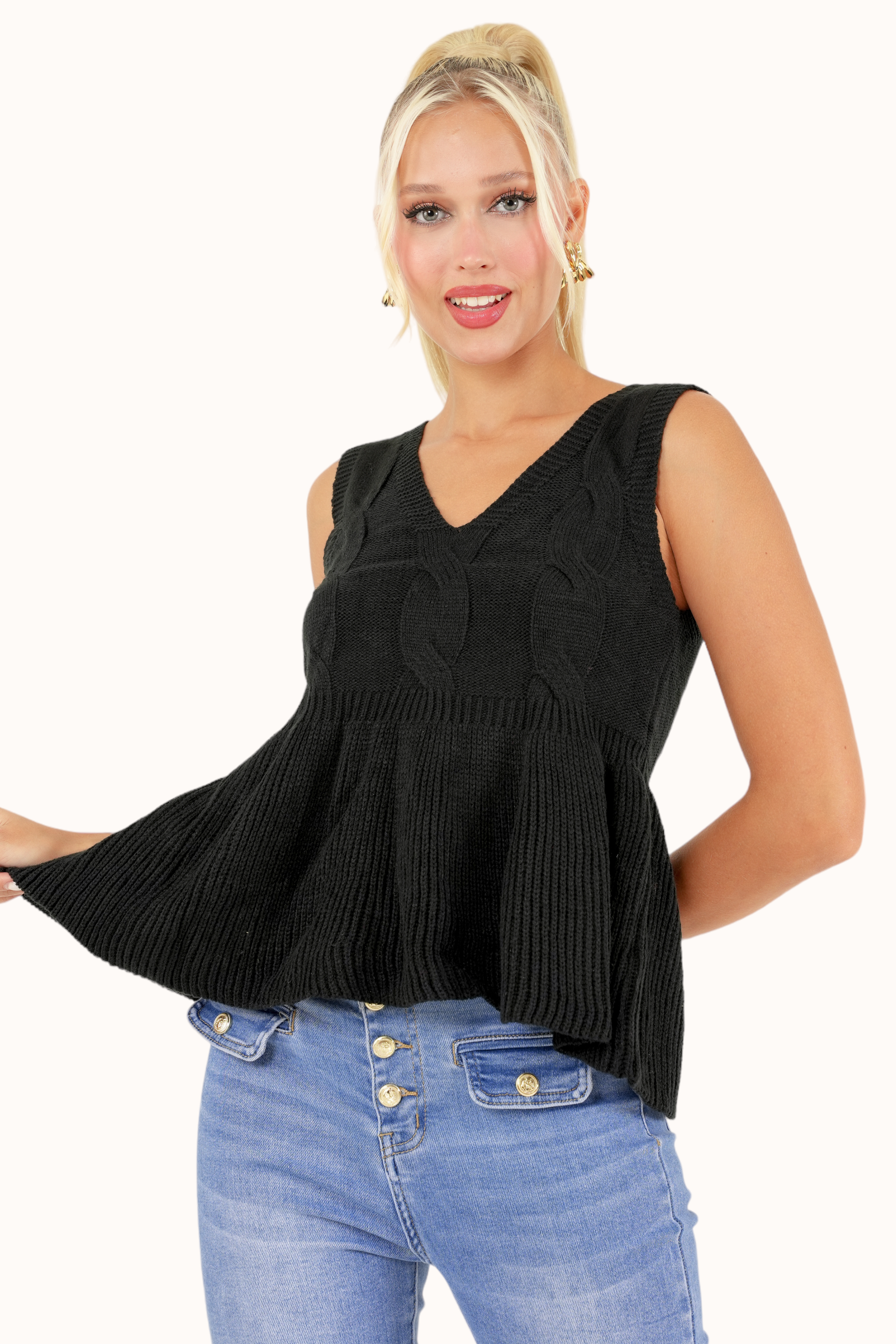 Nancy Top - Black