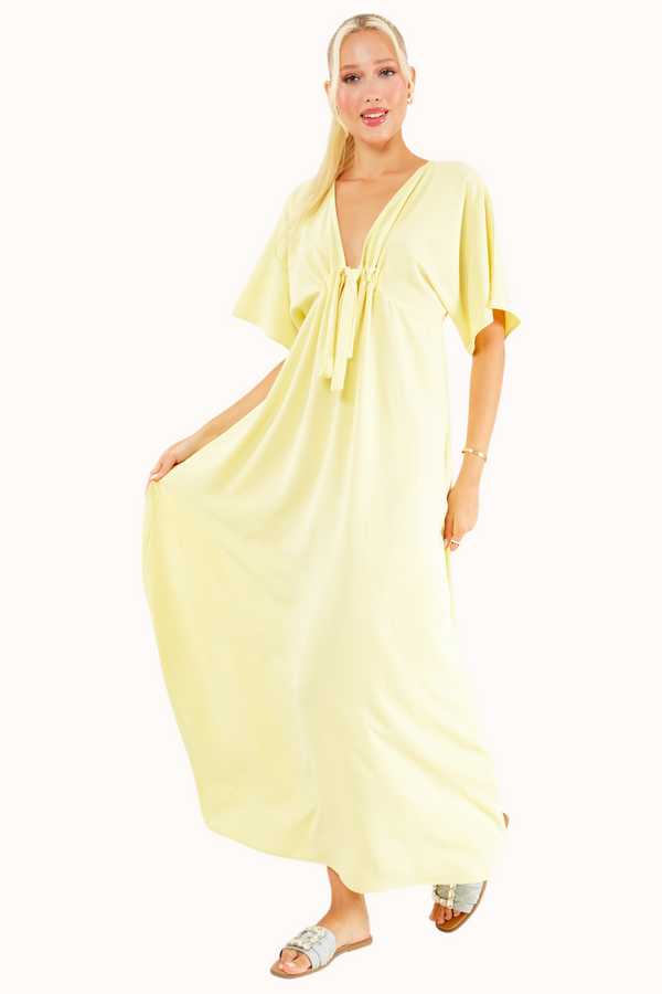 Victoria Dress - Yellow