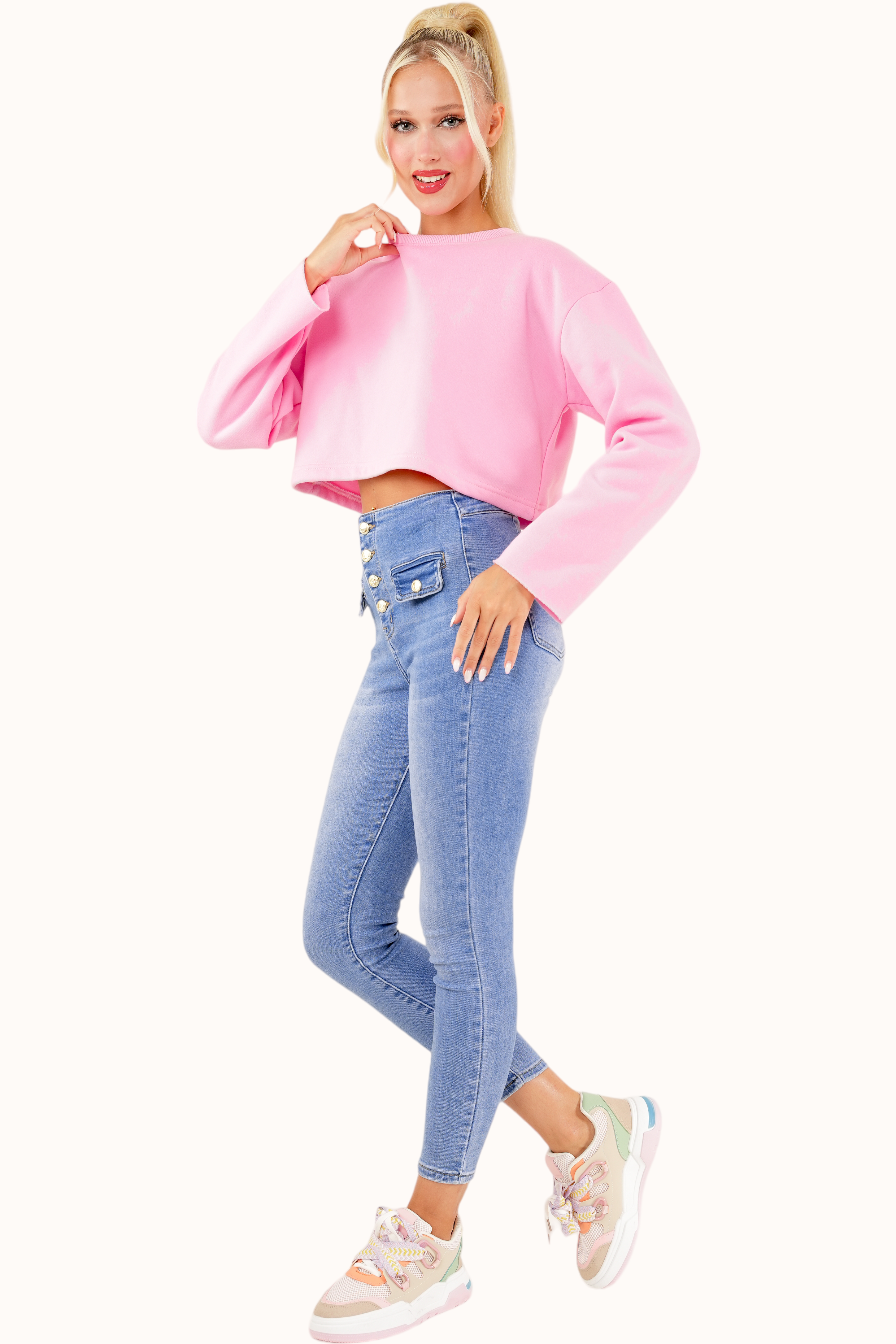 Diletta Sweater - Baby Pink