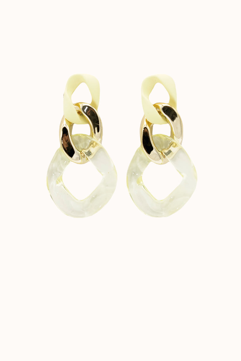 Winnie Earrings - Yellow