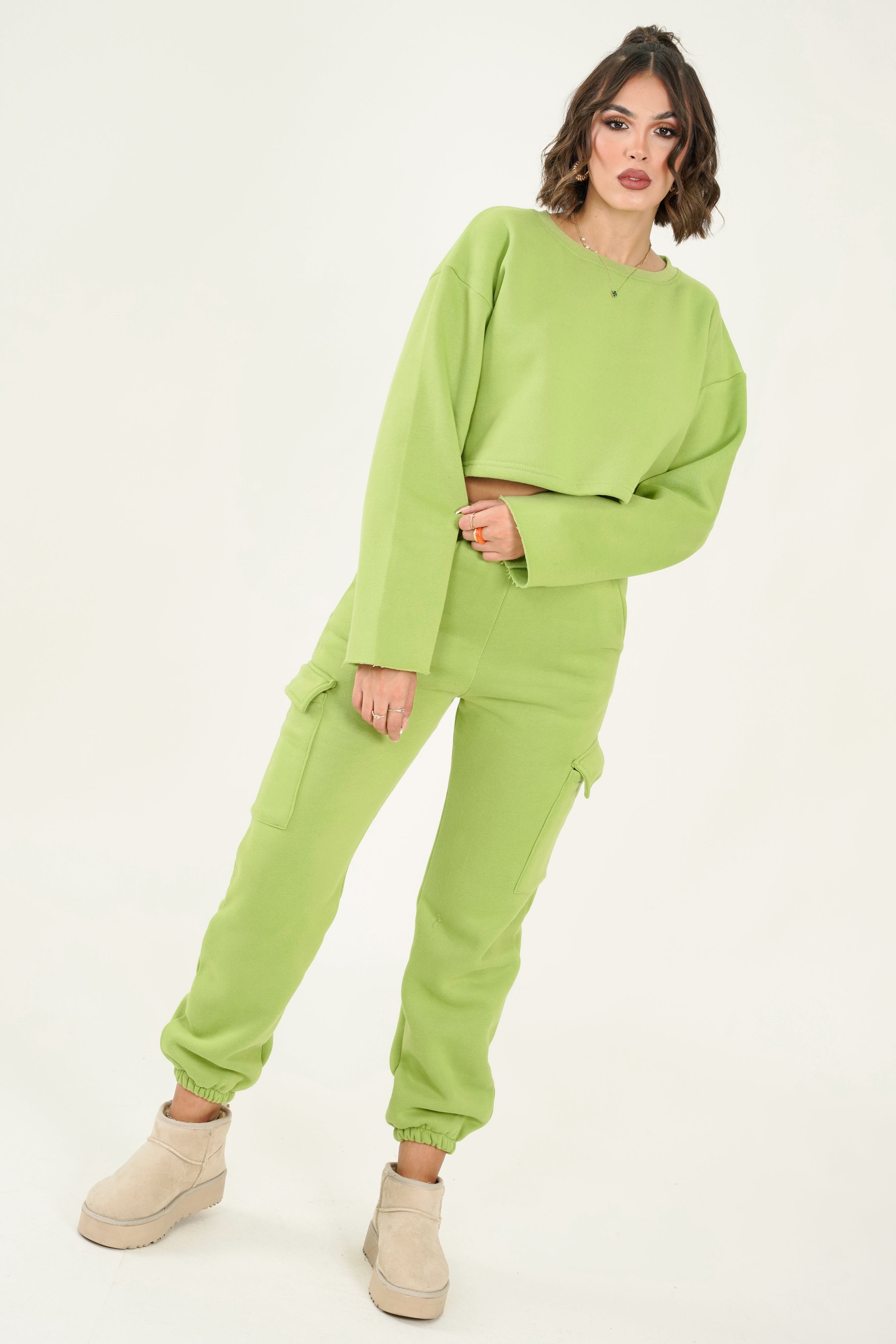 Gracia Trouser - Lime