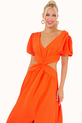 Olly Dress - Orange