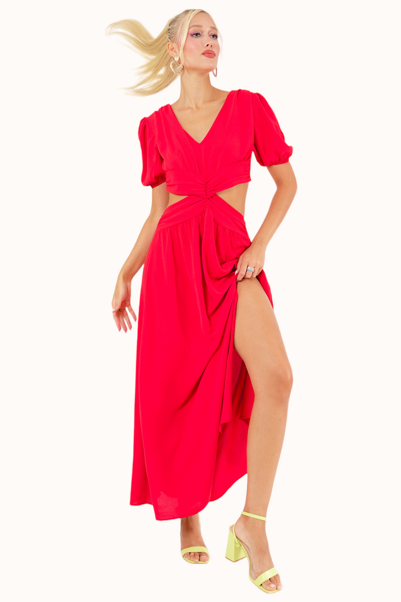 Olly Dress - Red